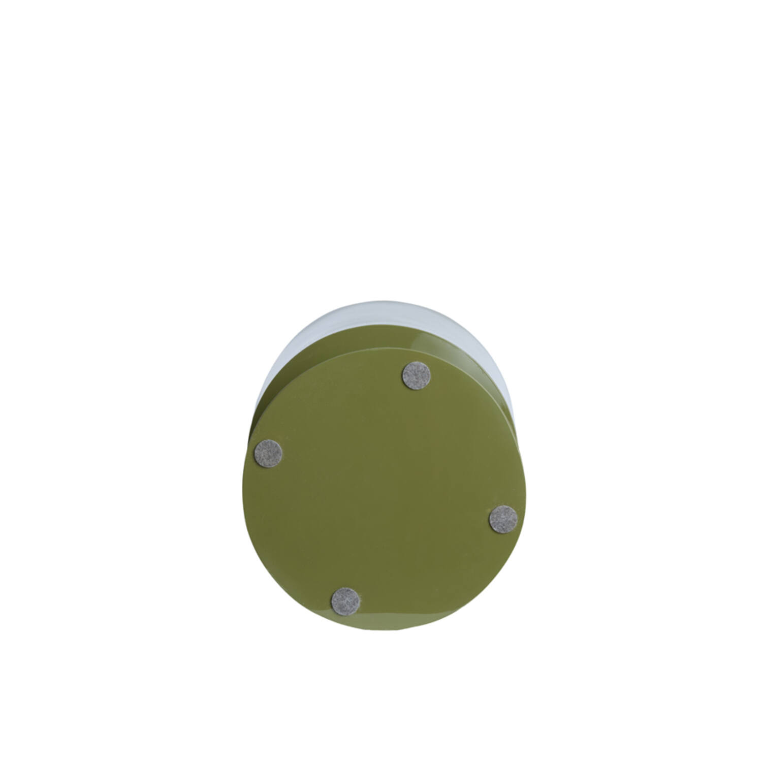 Side table Ø30x49 cm NYSA shiny olive green