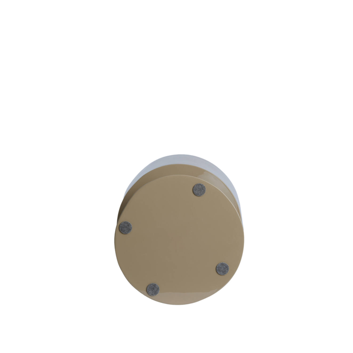Side table Ø30x49 cm NYSA shiny sand