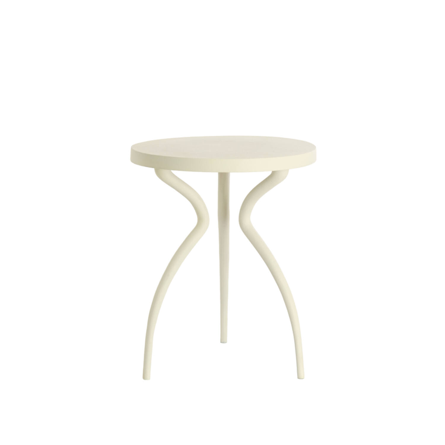 Side table 40x39x48 cm BODIN cream