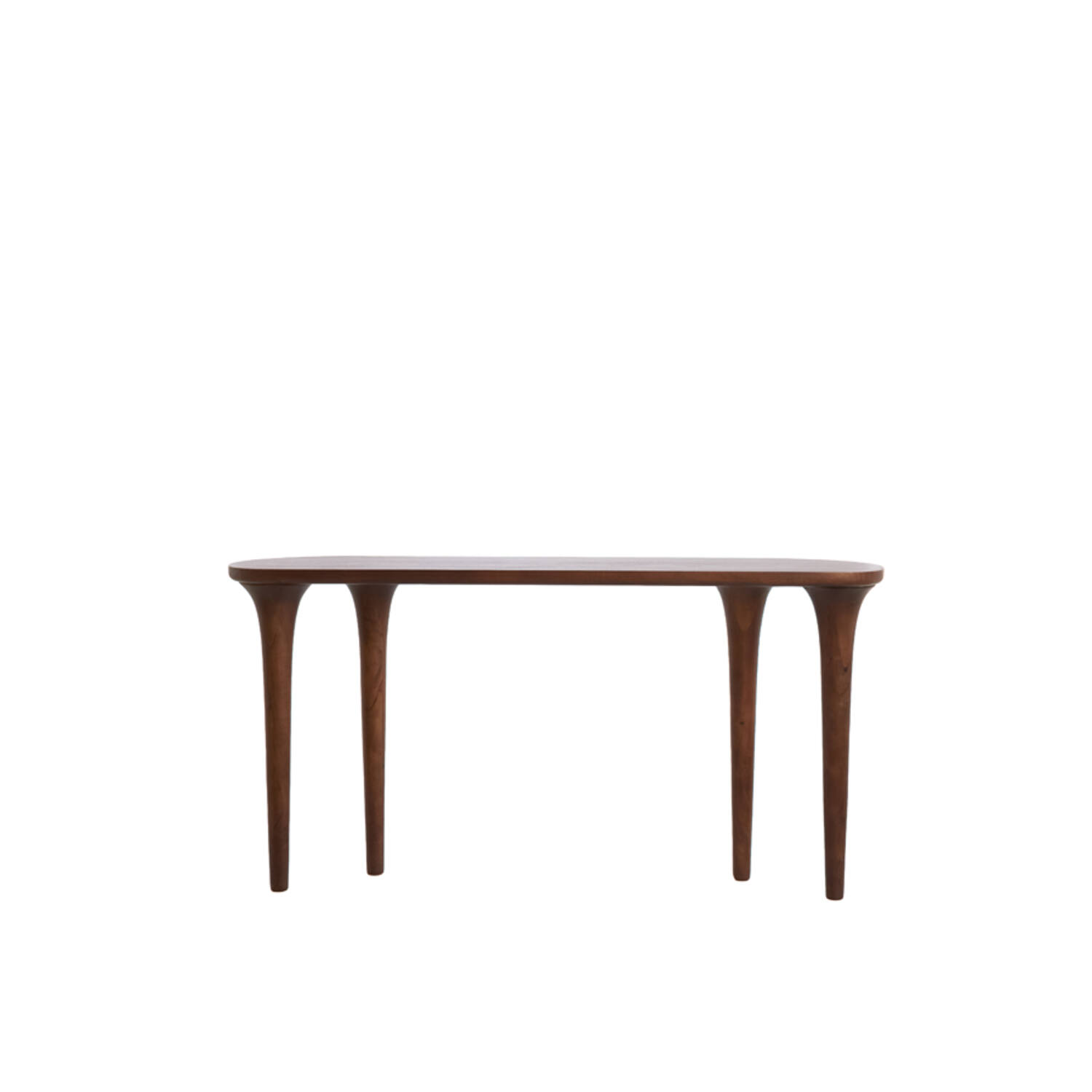 Console 150x35x76 cm ZALI acacia wood dark brown
