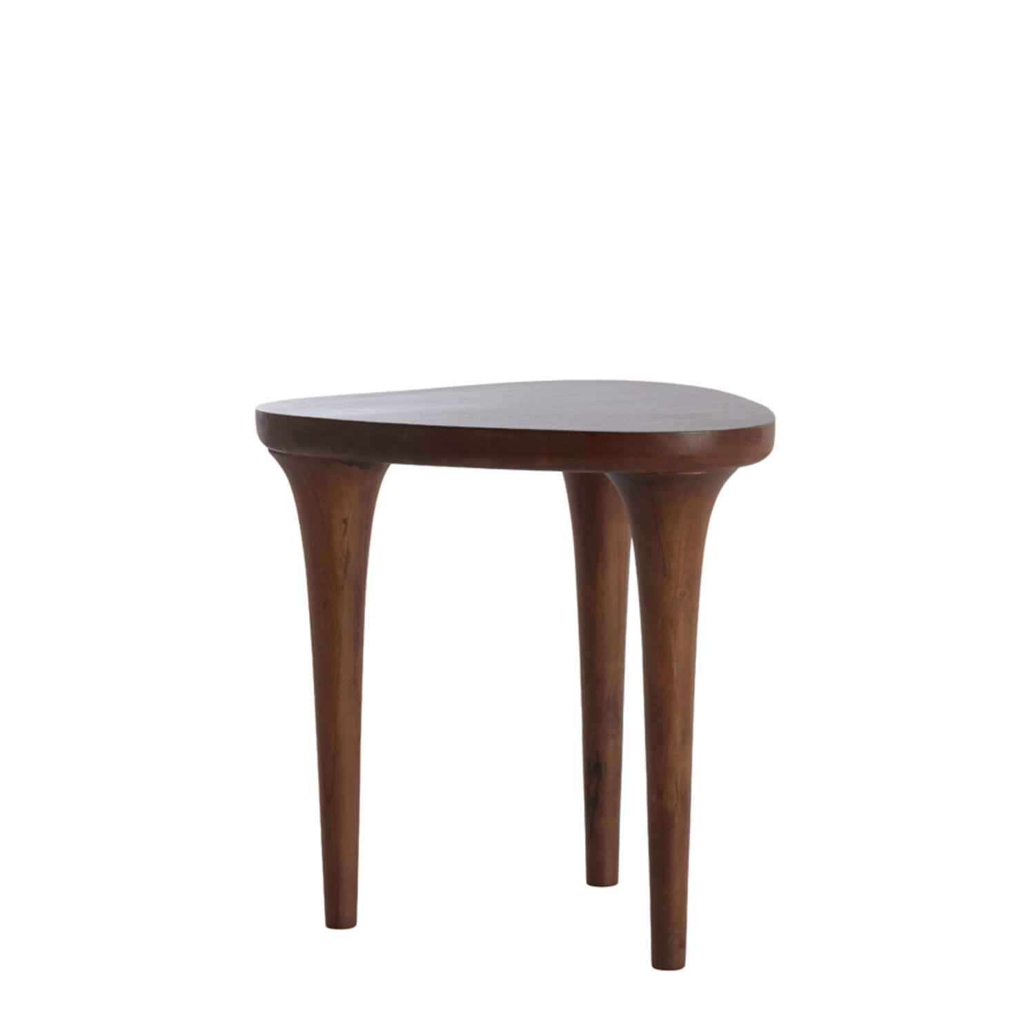 Side table 48x48x50 cm ZULIO acacia wood dark brown