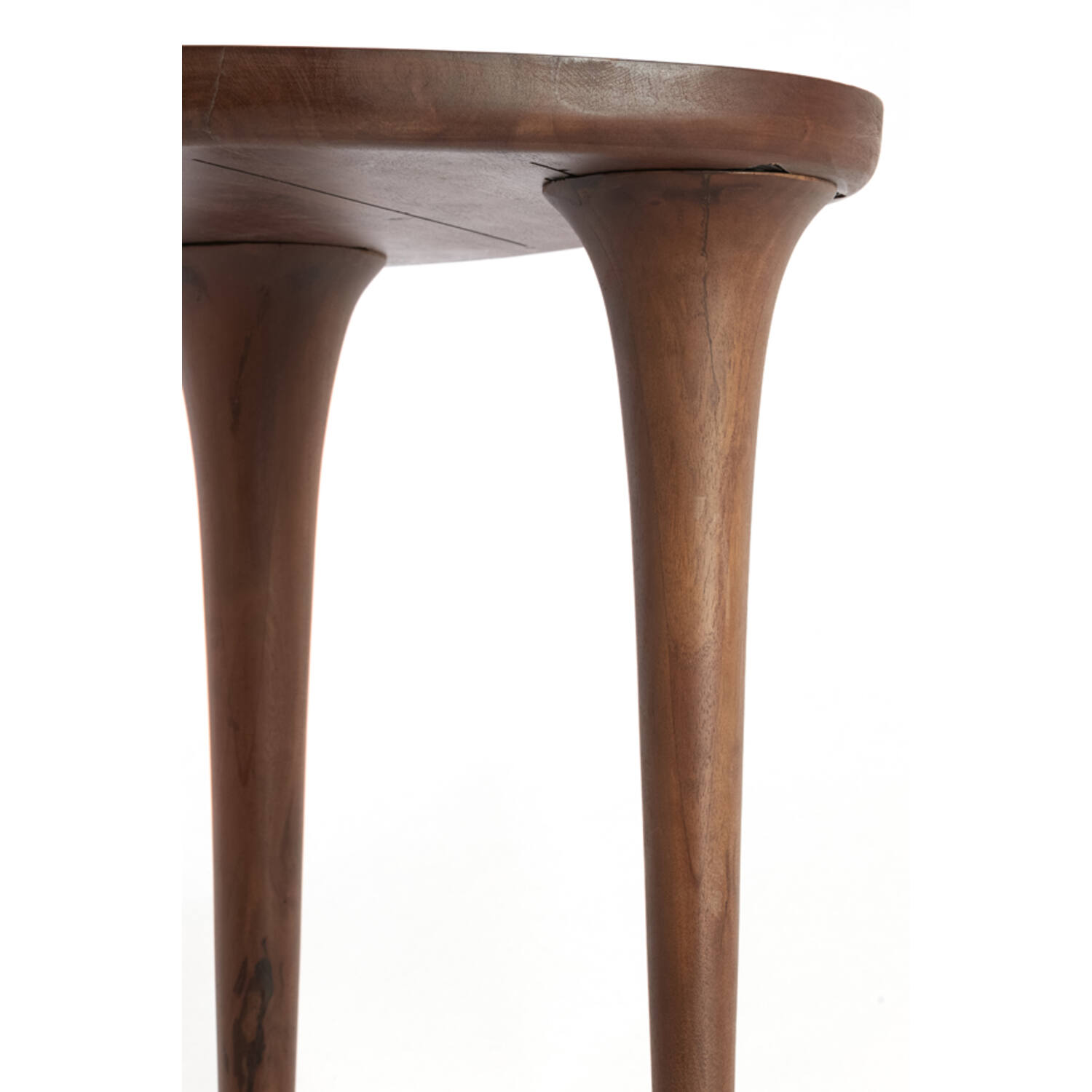 Side table 48x48x50 cm ZULIO acacia wood dark brown