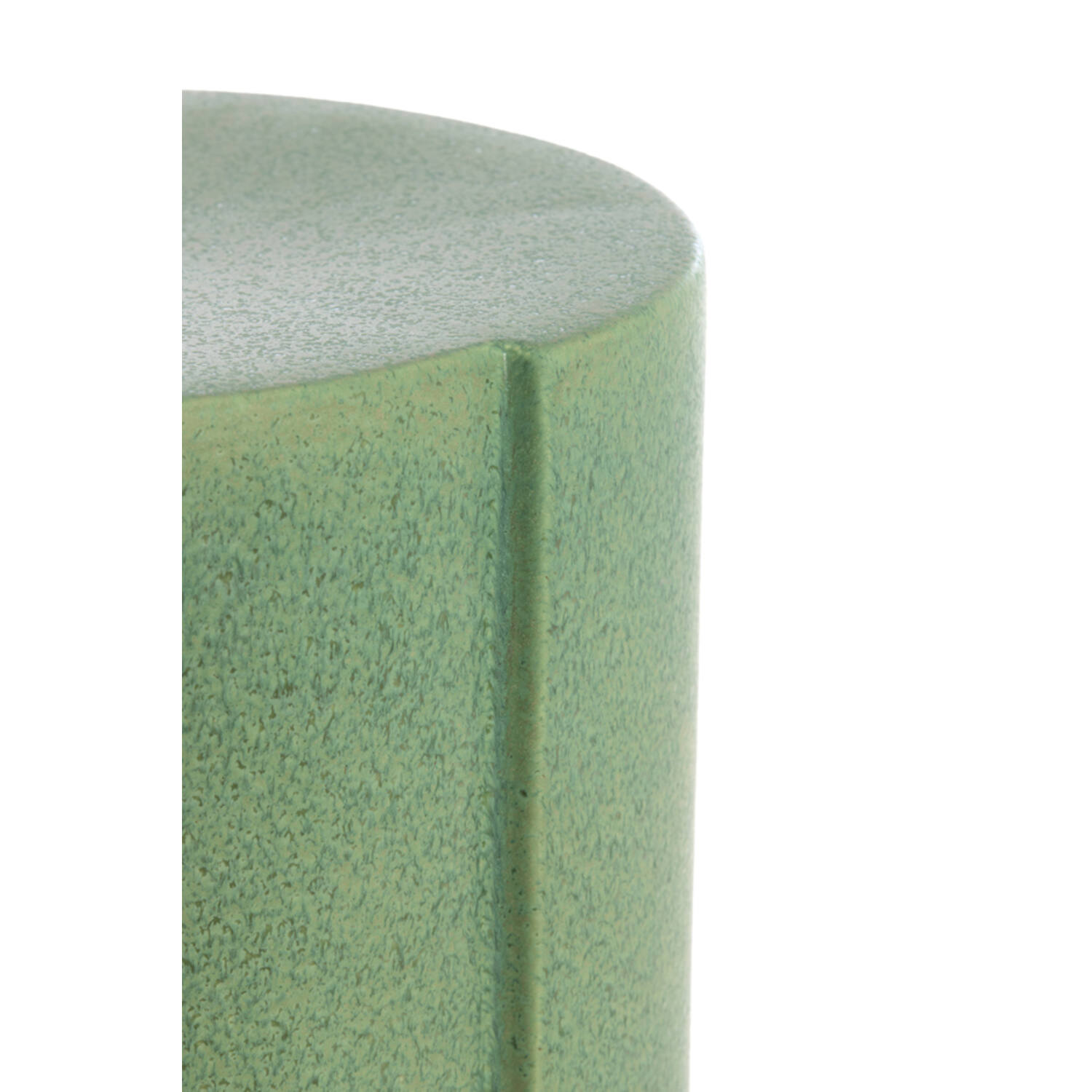 Side table Ø33x44 cm CHULILLA ceramics matt green