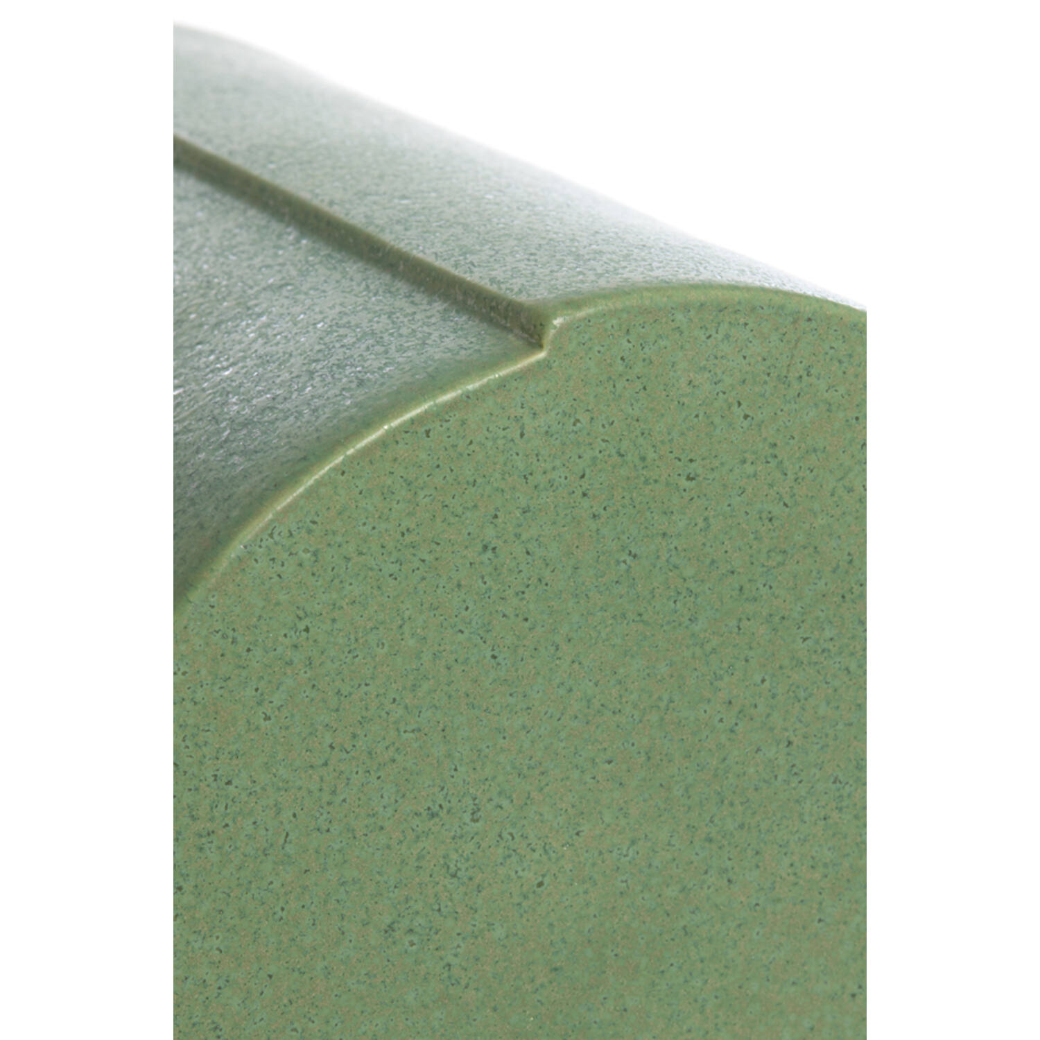 Side table Ø33x44 cm CHULILLA ceramics matt green