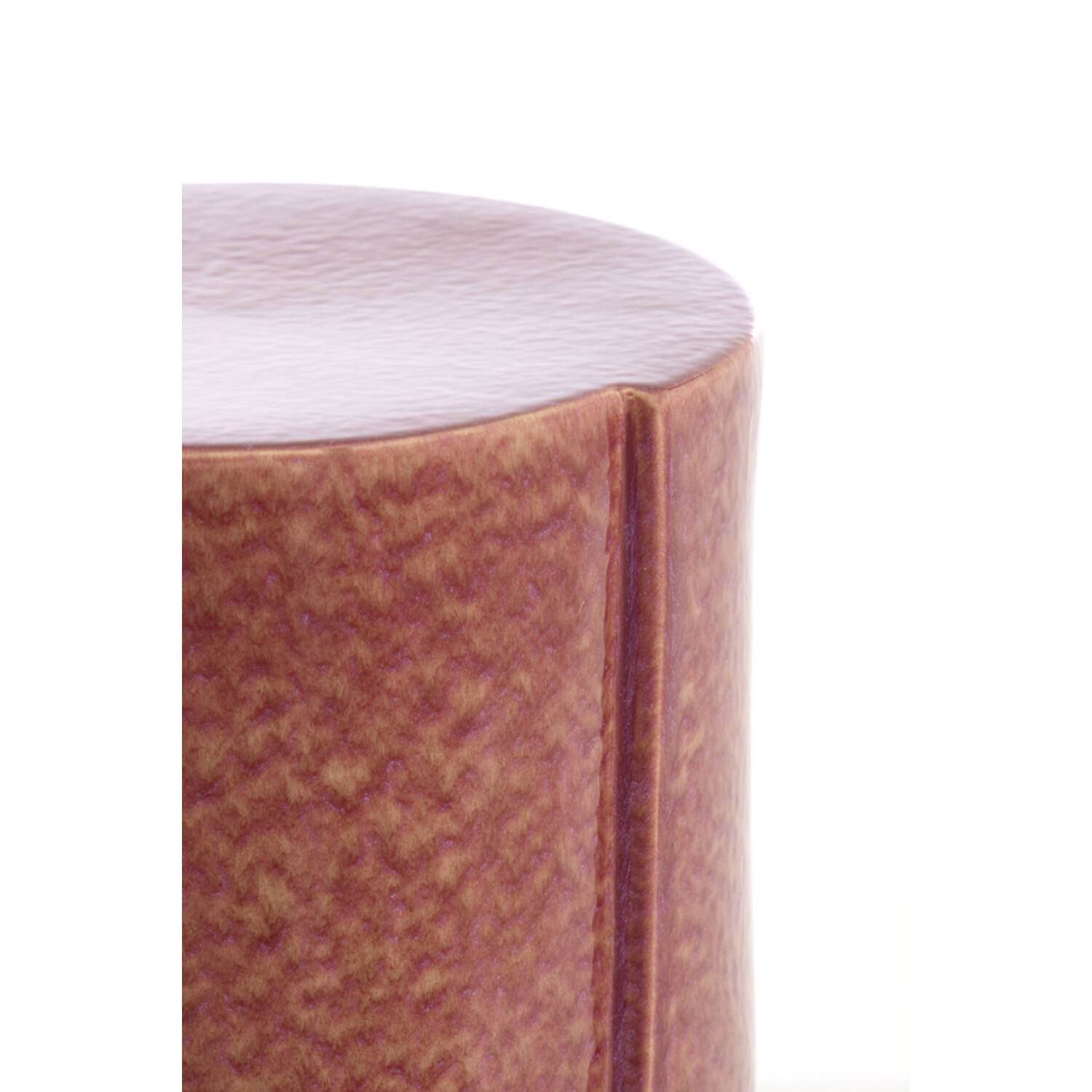 Side table Ø33x44 cm CHULILLA ceramics dark pink