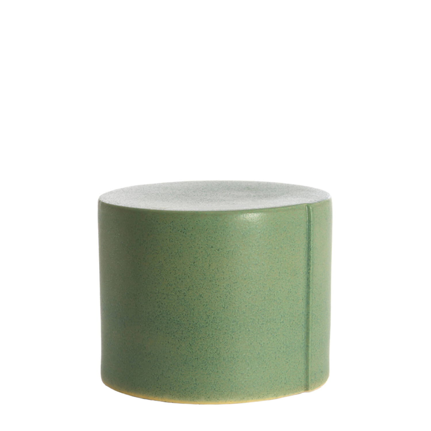 Side table Ø42x34 cm CHULILLA ceramics matt green