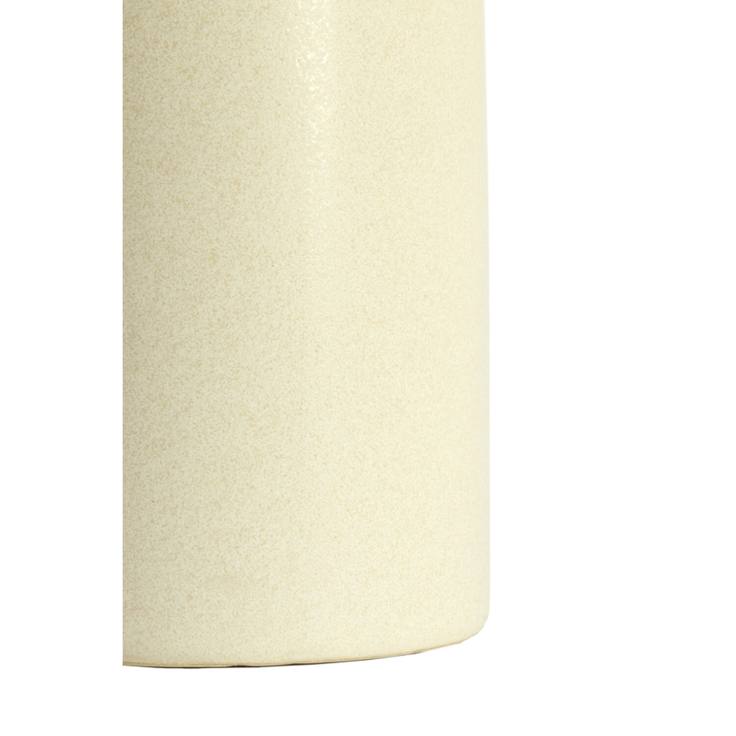 Side table 40x40x48 cm LUARCA ceramics matt cream