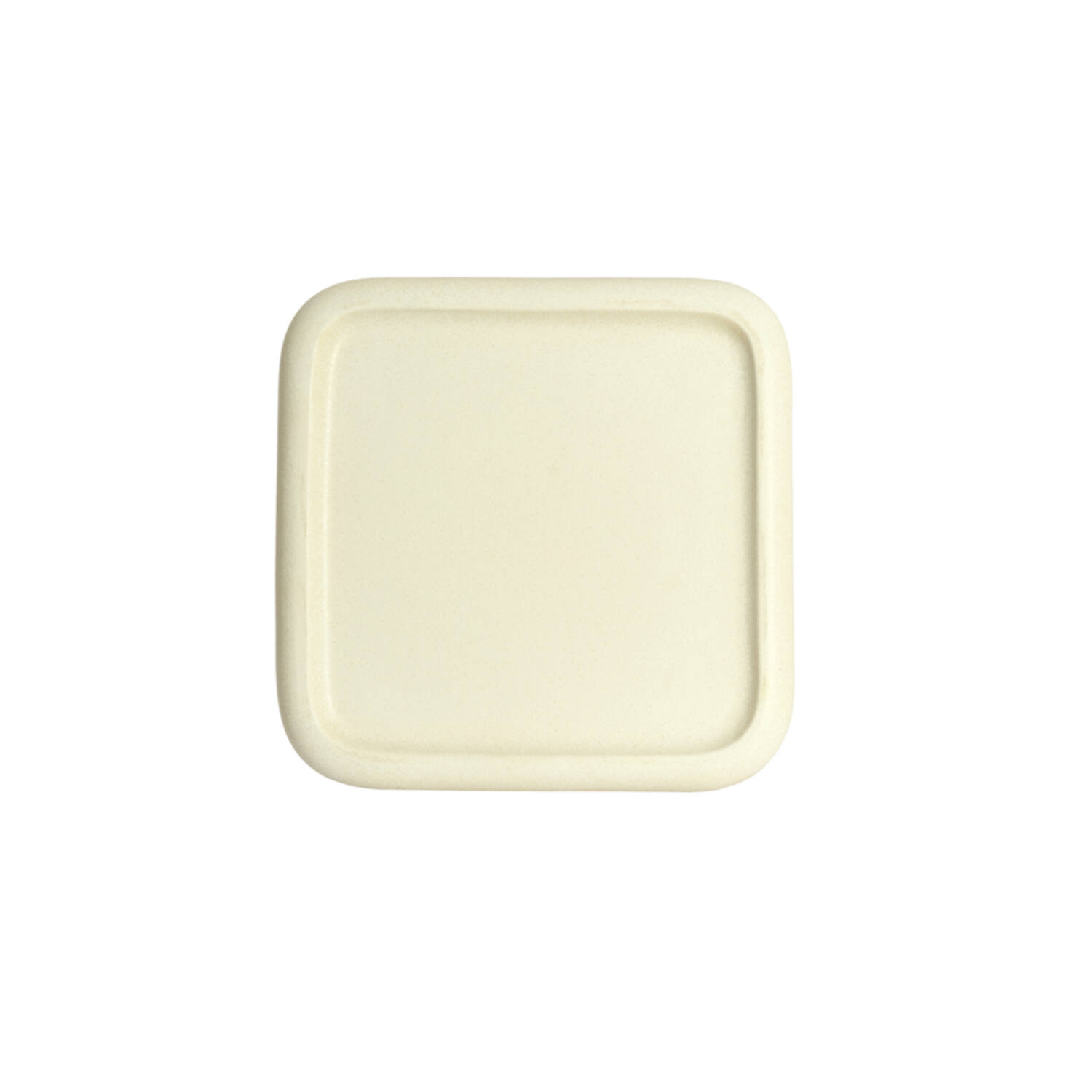 Side table 40x40x48 cm LUARCA ceramics matt cream