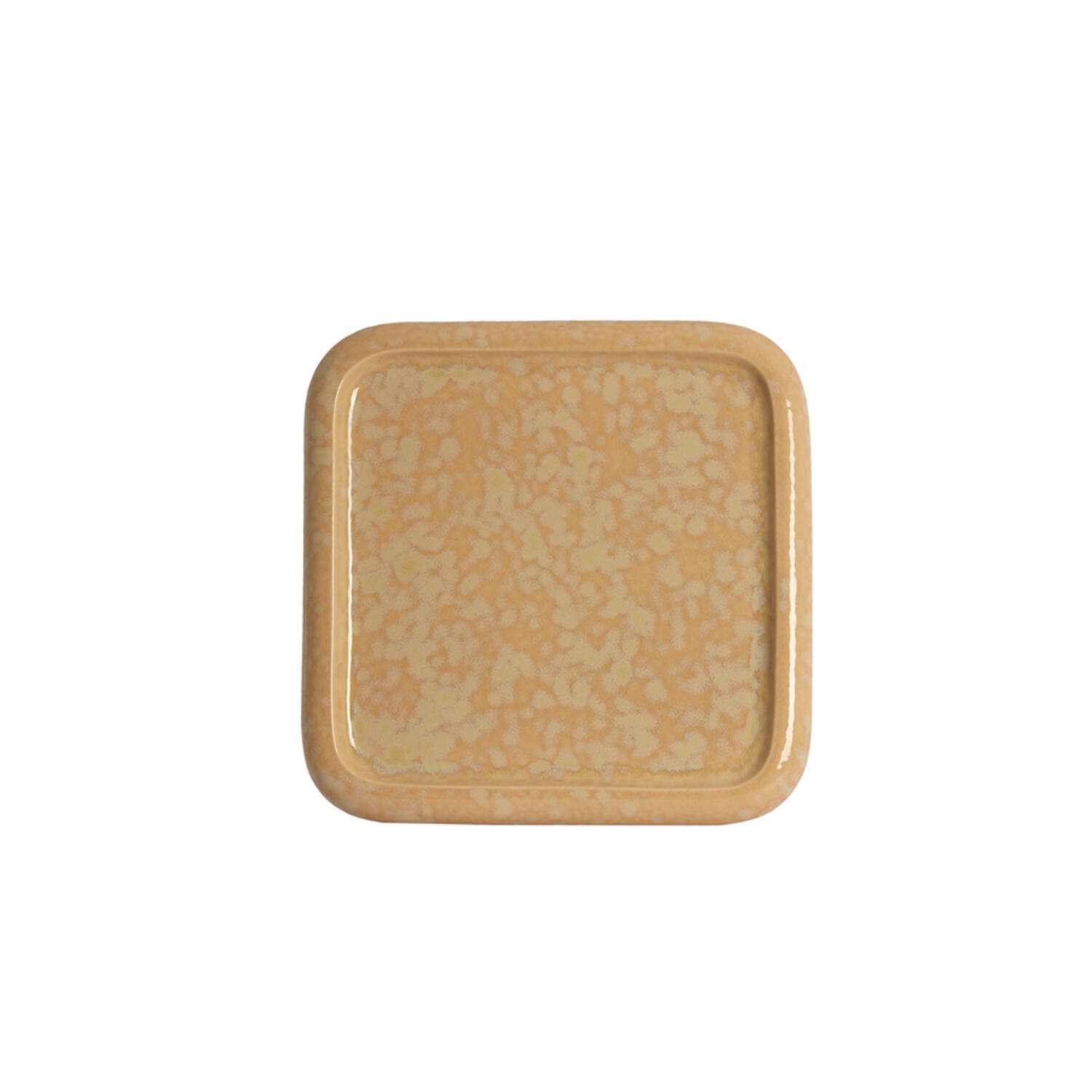Side table 40x40x48 cm LUARCA ceramics light peach