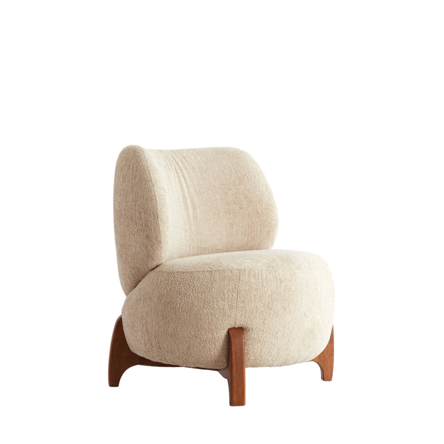 Chair 72,5x70x79 cm BINOA cream+brown