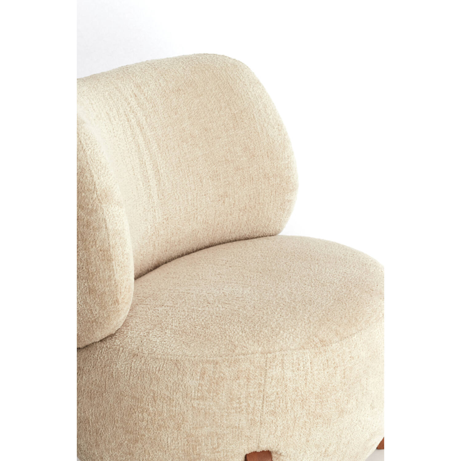 Chair 72,5x70x79 cm BINOA cream+brown