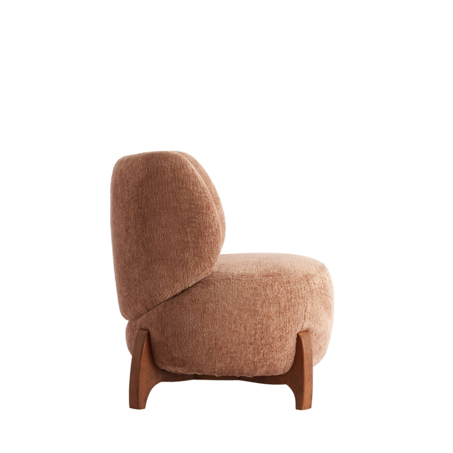 Chair 72,5x70x79 cm BINOA old pink+brown