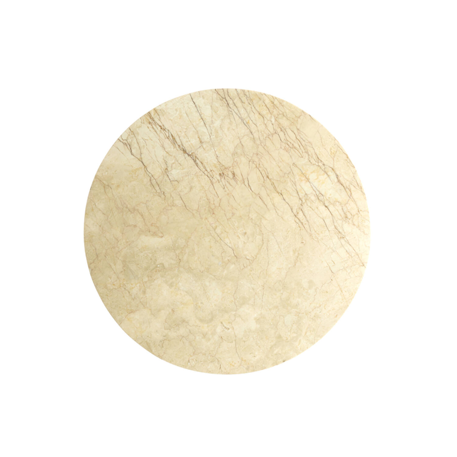 Side table Ø74x36 cm TOMAR sand-pink marble+light gold
