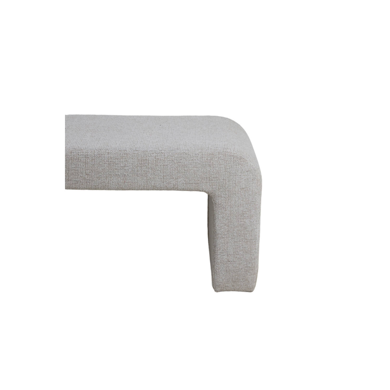 Sofa 160x49x47 cm NEHNA cream