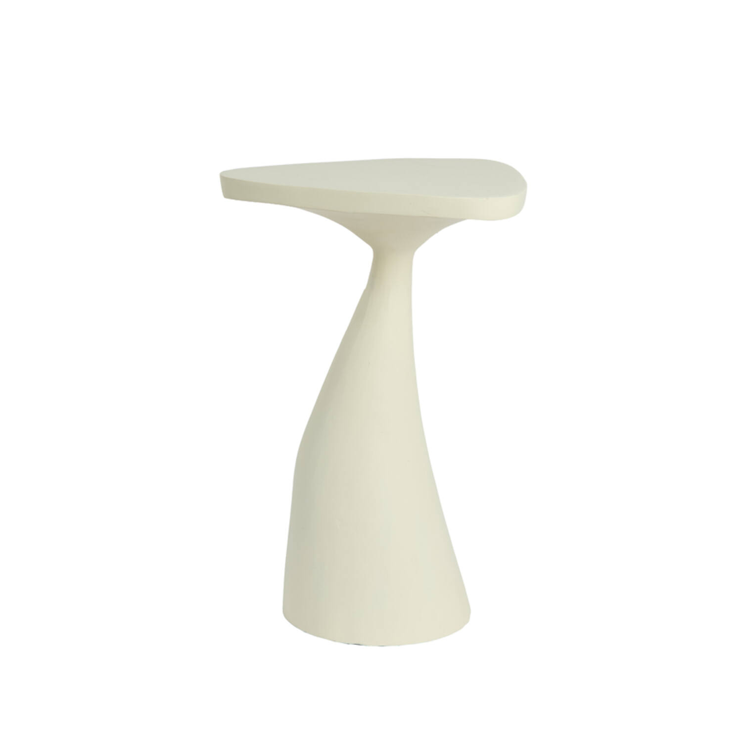 Side table 33x33x49 cm VAROLI matt cream