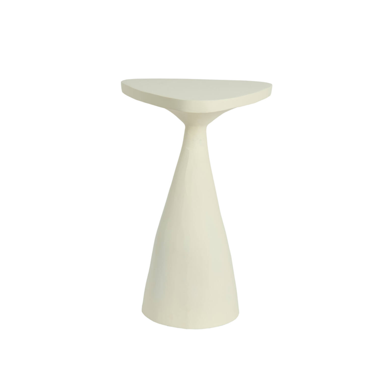 Side table 33x33x49 cm VAROLI matt cream