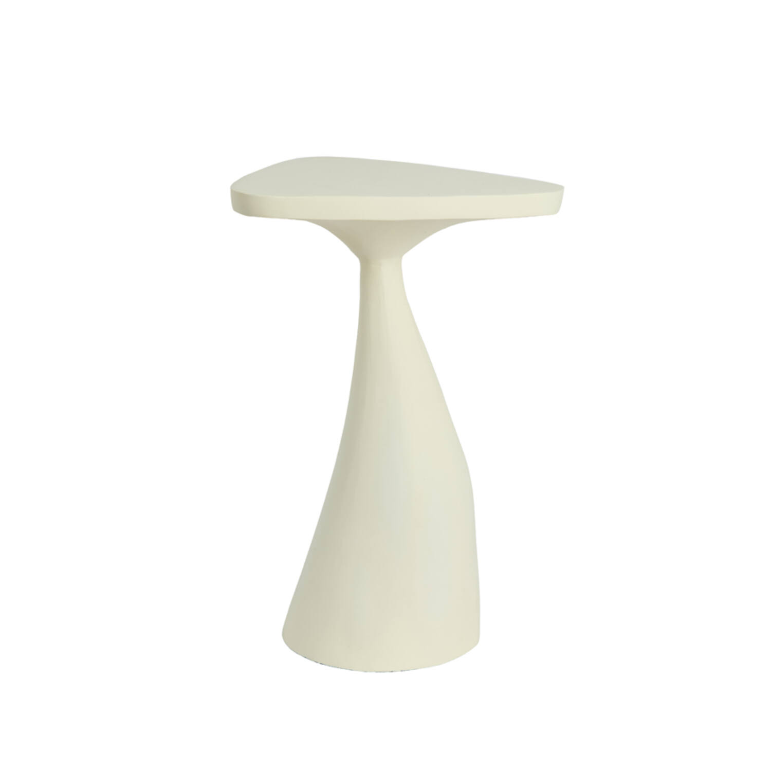 Side table 33x33x49 cm VAROLI matt cream