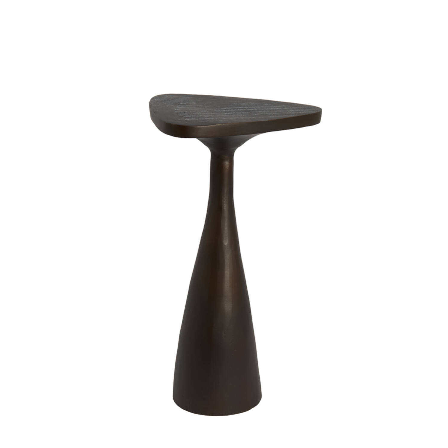 Side table 33x33x60 cm VAROLI matt brown-bronze