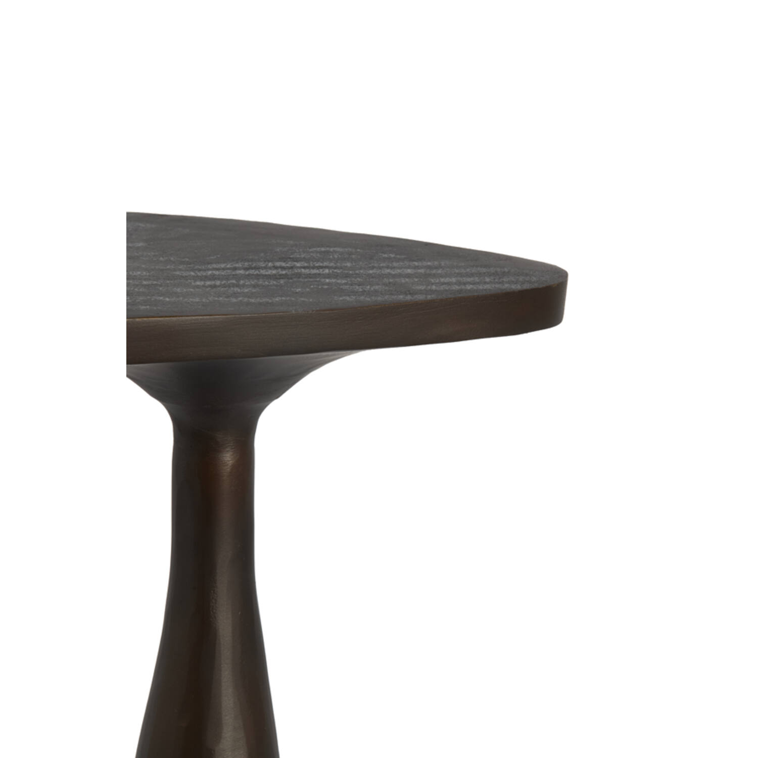 Side table 33x33x60 cm VAROLI matt brown-bronze