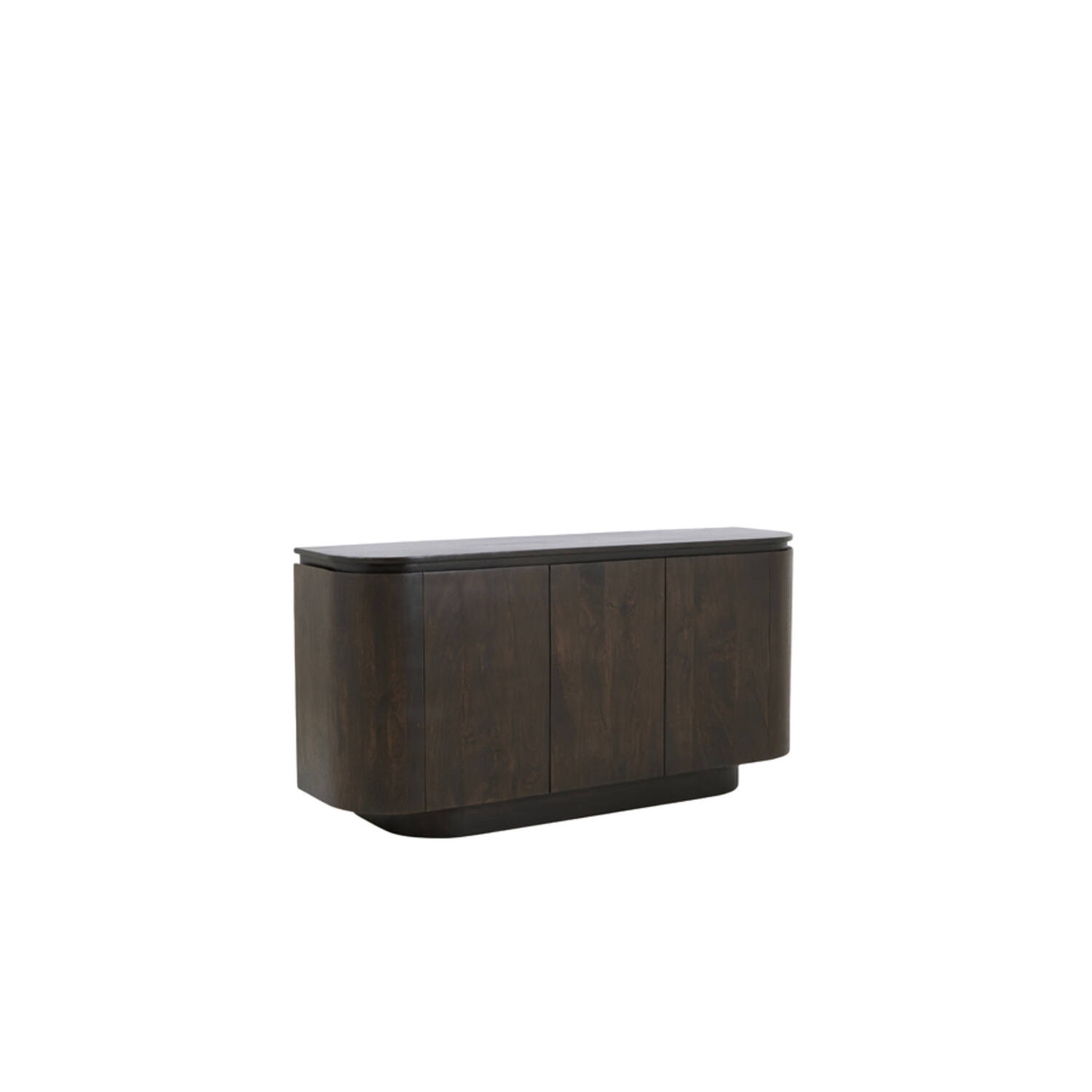 Console 160x43x80 cm RYMA wood chocolate brown