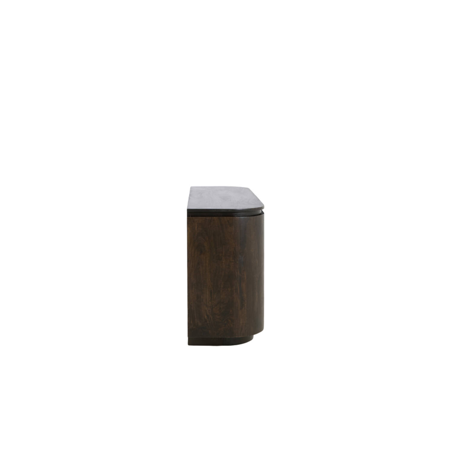 Console 160x43x80 cm RYMA wood chocolate brown