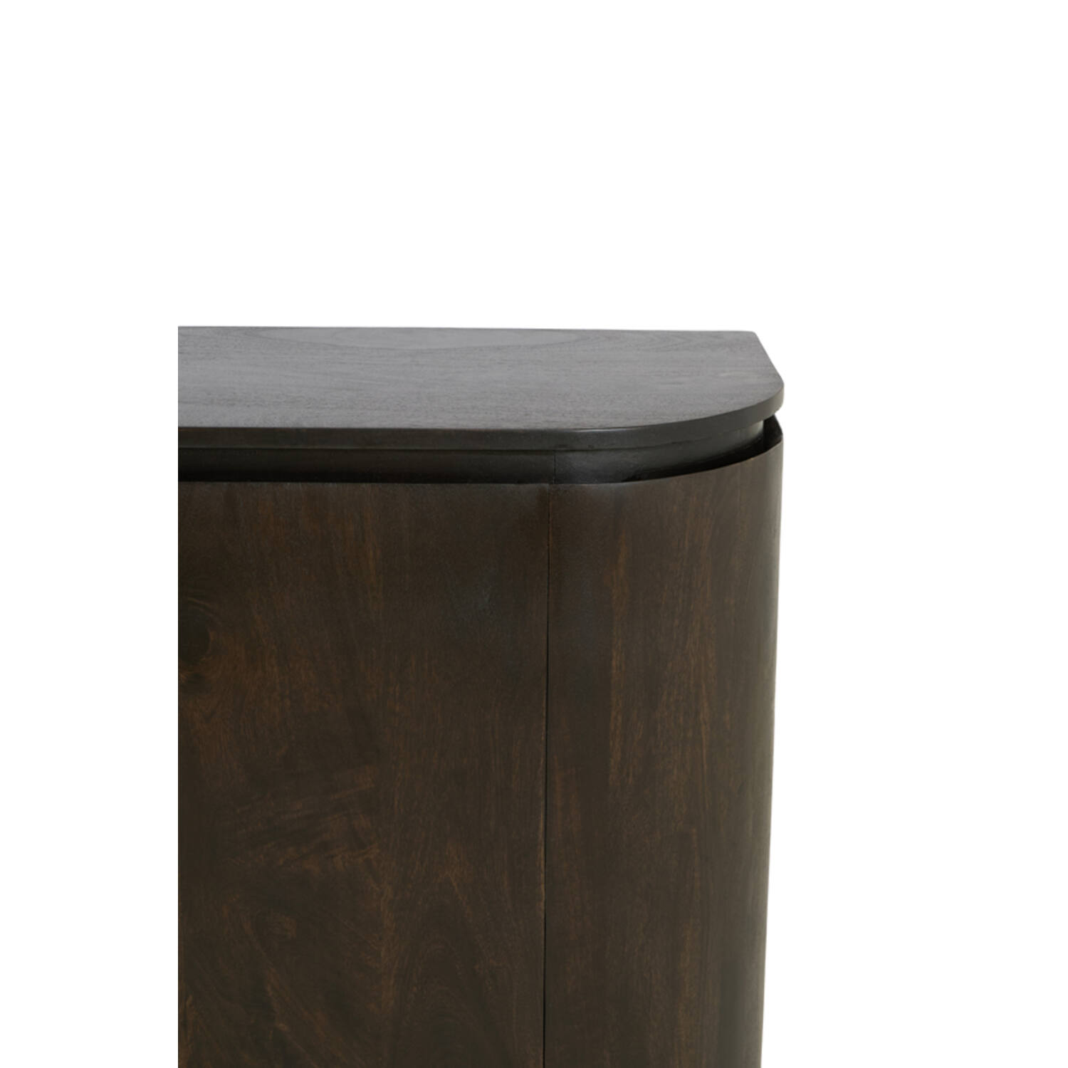 Console 160x43x80 cm RYMA wood chocolate brown