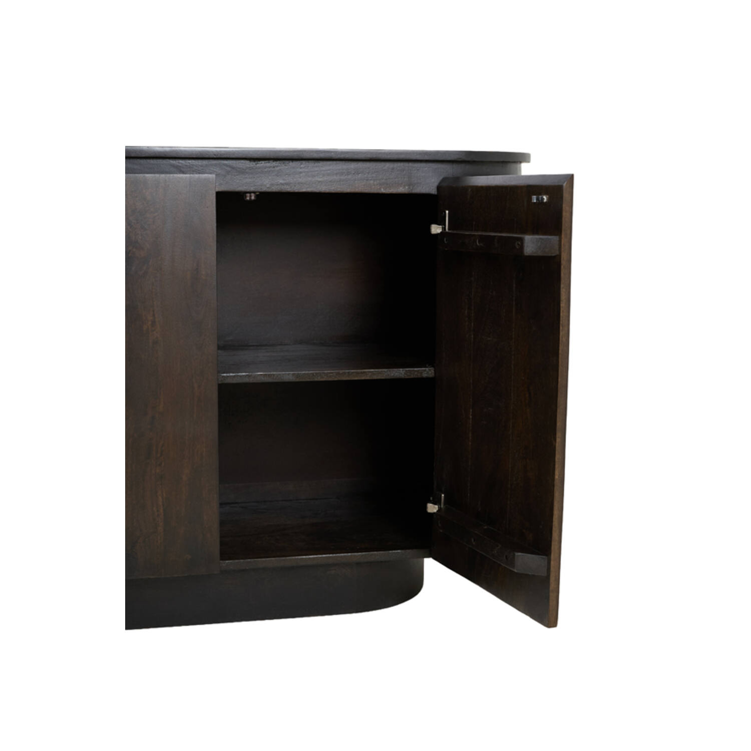 Console 160x43x80 cm RYMA wood chocolate brown