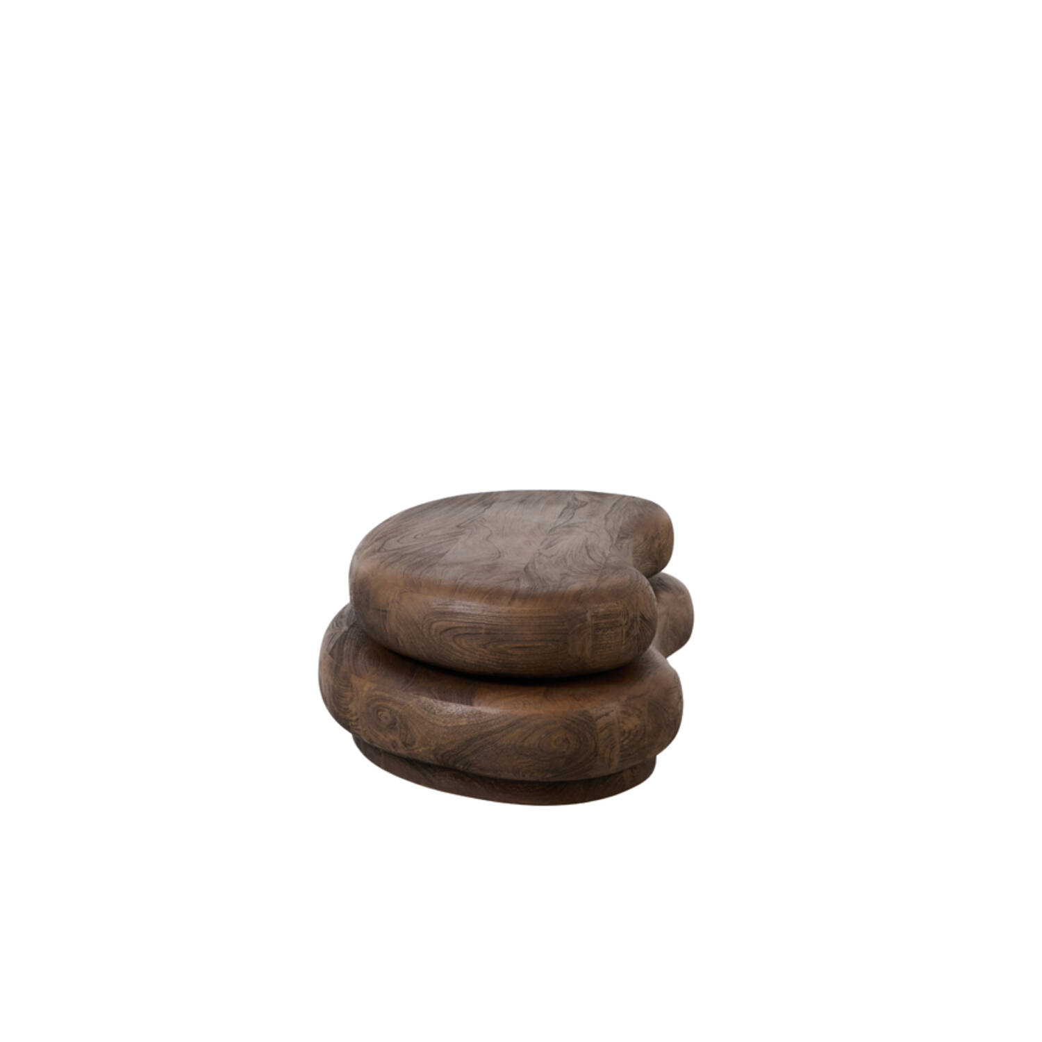 Coffee table 99x60x32 cm PAYU mango wood matt dark brown