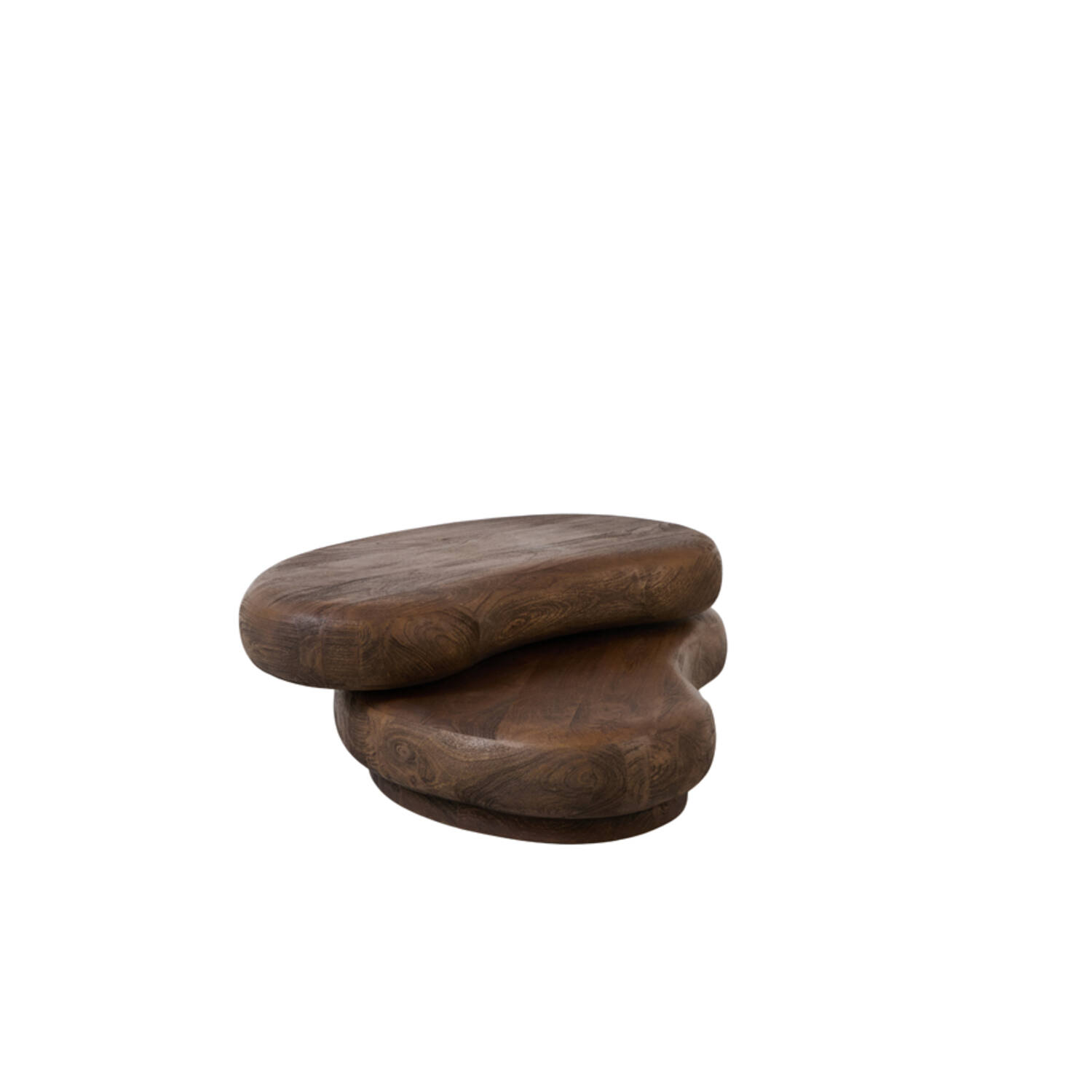 Coffee table 99x60x32 cm PAYU mango wood matt dark brown