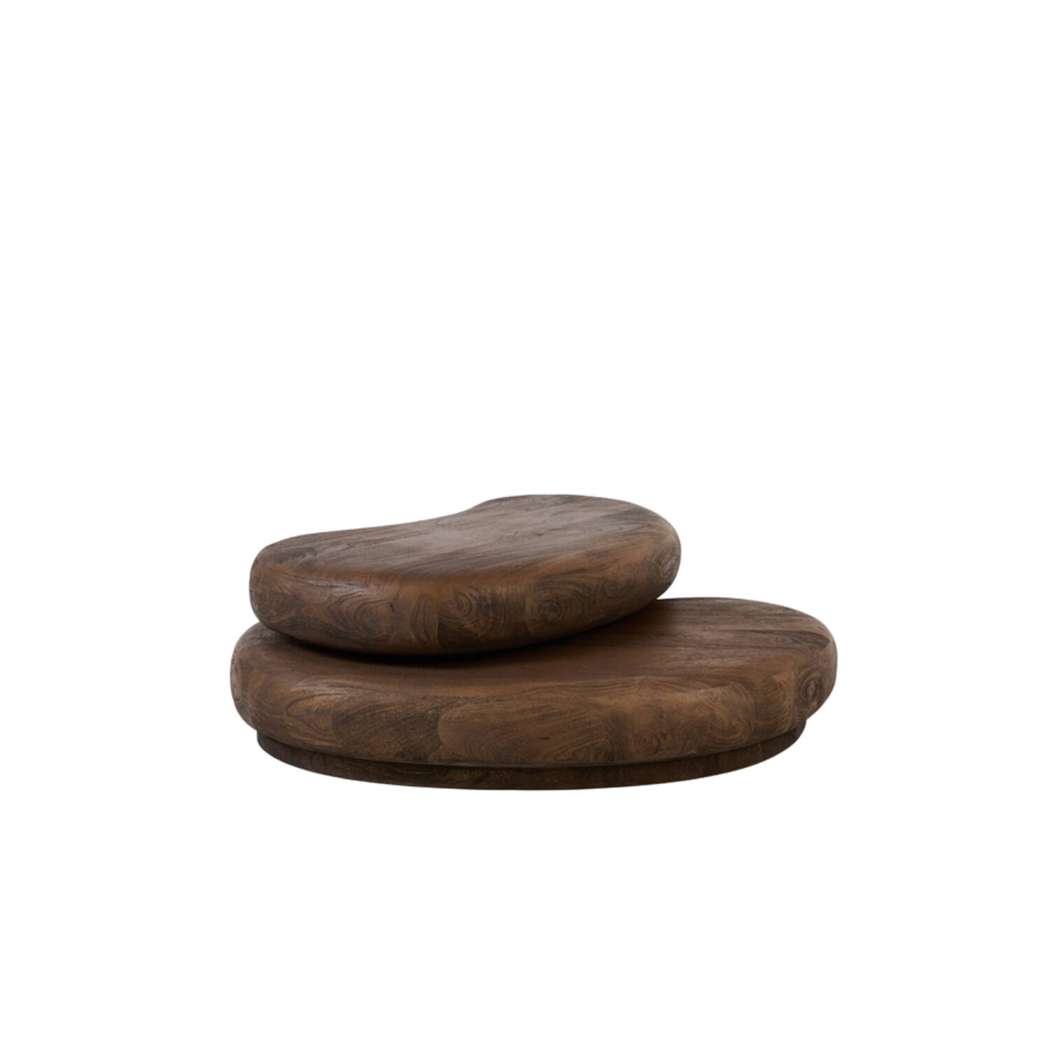 Coffee table 99x60x32 cm PAYU mango wood matt dark brown