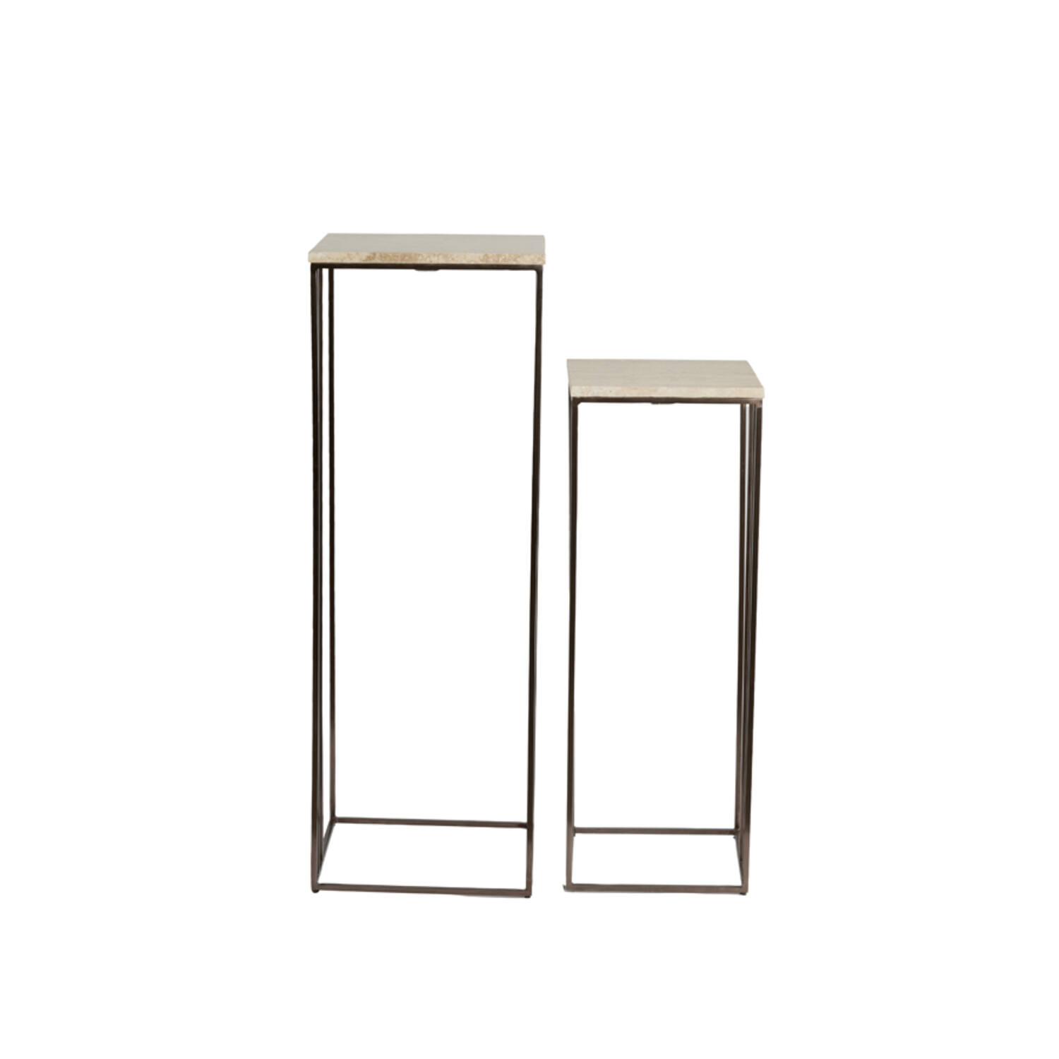 Pillar S/2 max 35,5x35,5x101 cm ROSHAN trav sand+brown bronz