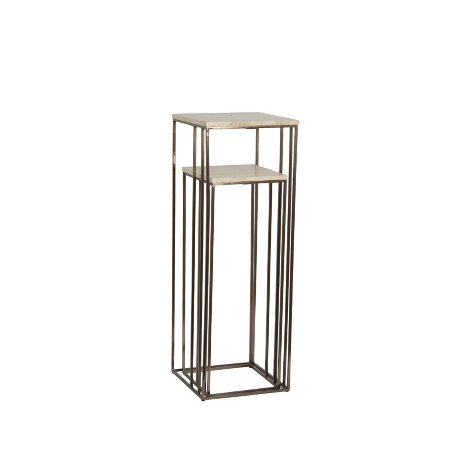 Pillar S/2 max 35,5x35,5x101 cm ROSHAN trav sand+brown bronz
