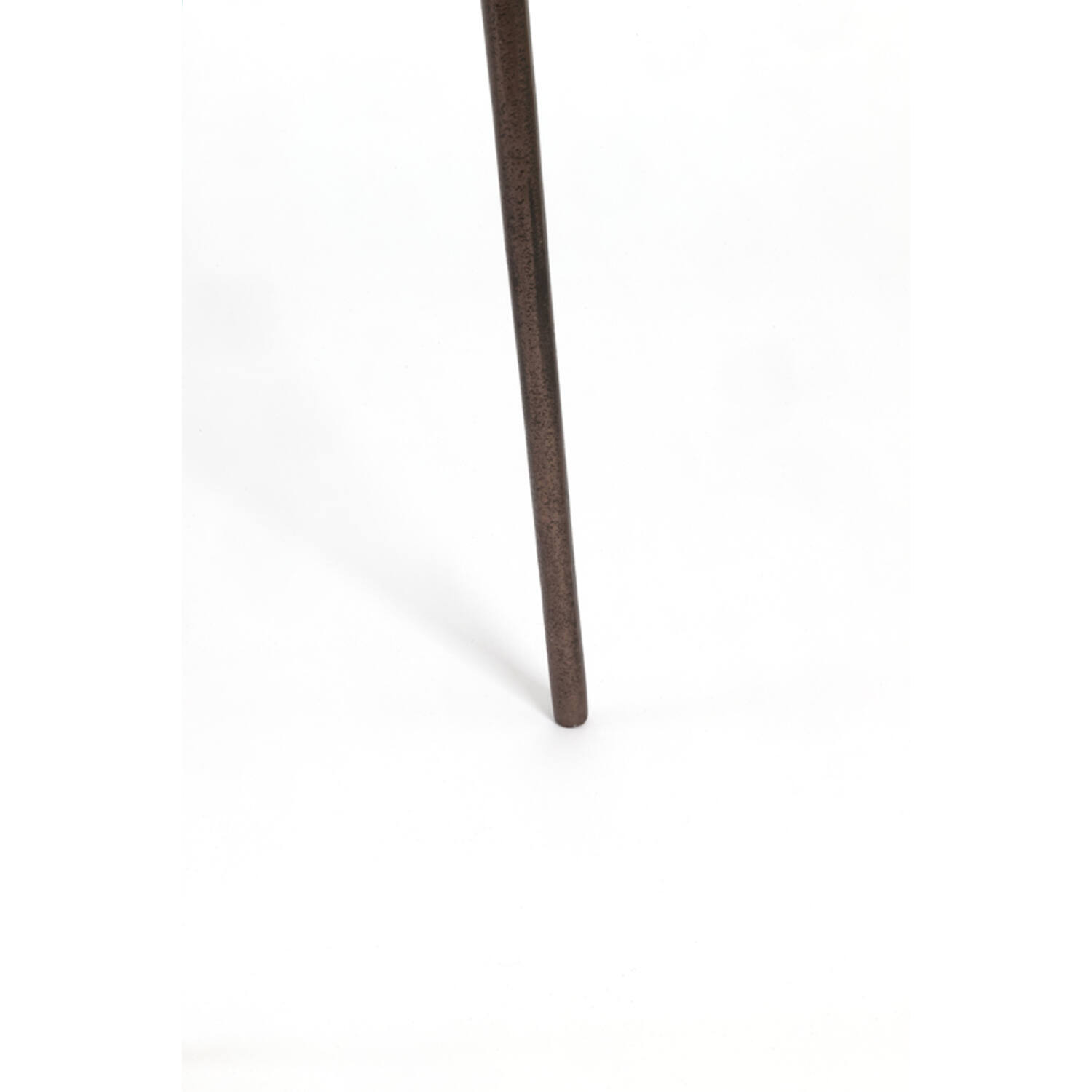 Pillar S/2 Ø30x84+Ø35x101,5 cm ZYN marble taupe+brown bronze