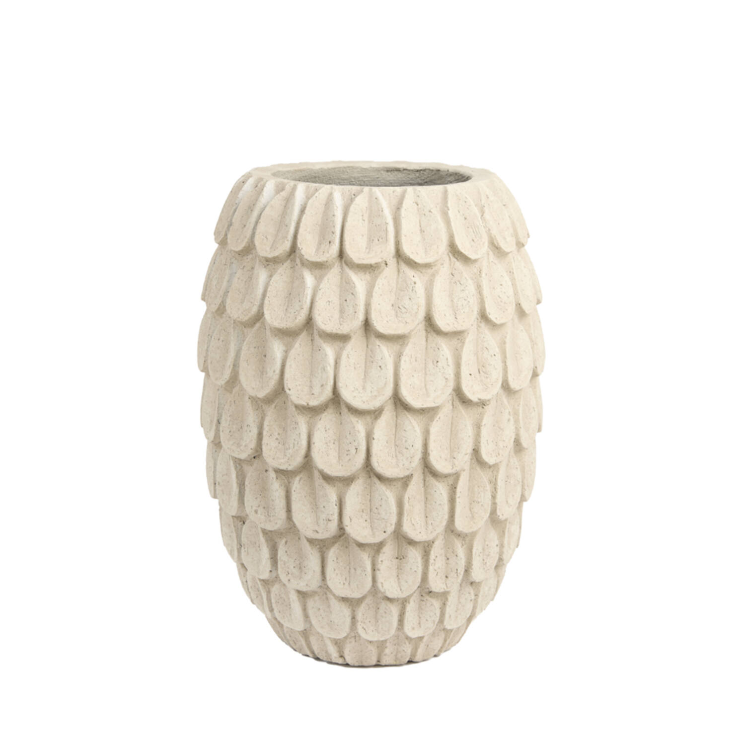 Pot Ø34,5x49 cm TORCY beige