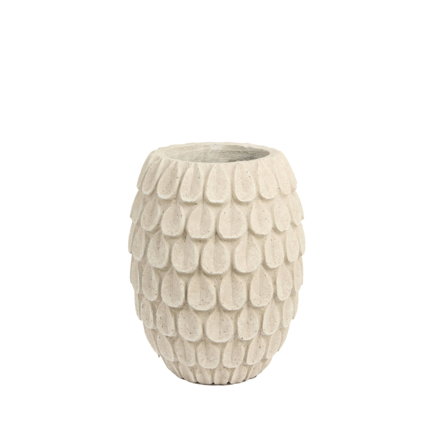 Pot Ø30x39,5 cm TORCY beige