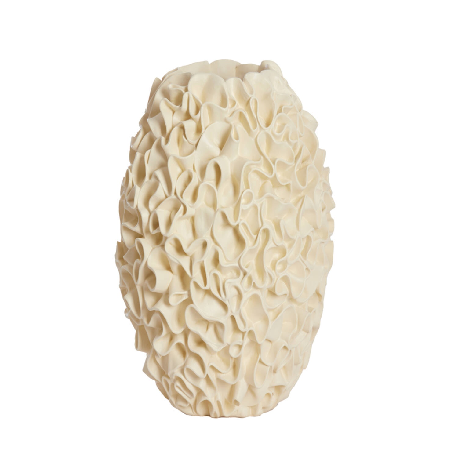 Vaas deco Ø26x39,5 cm AGELLO crème