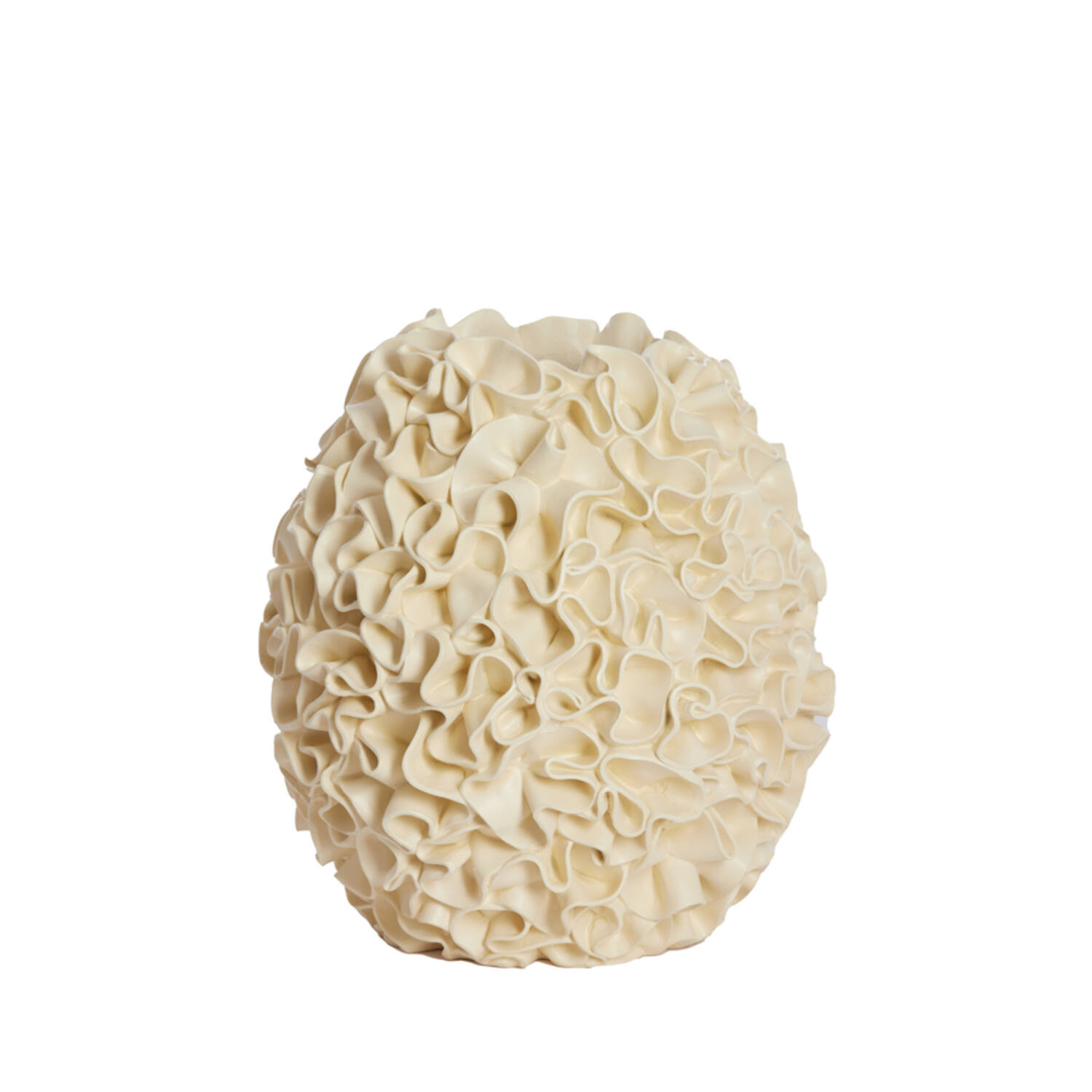 Vaas deco Ø28x29 cm AGELLO crème