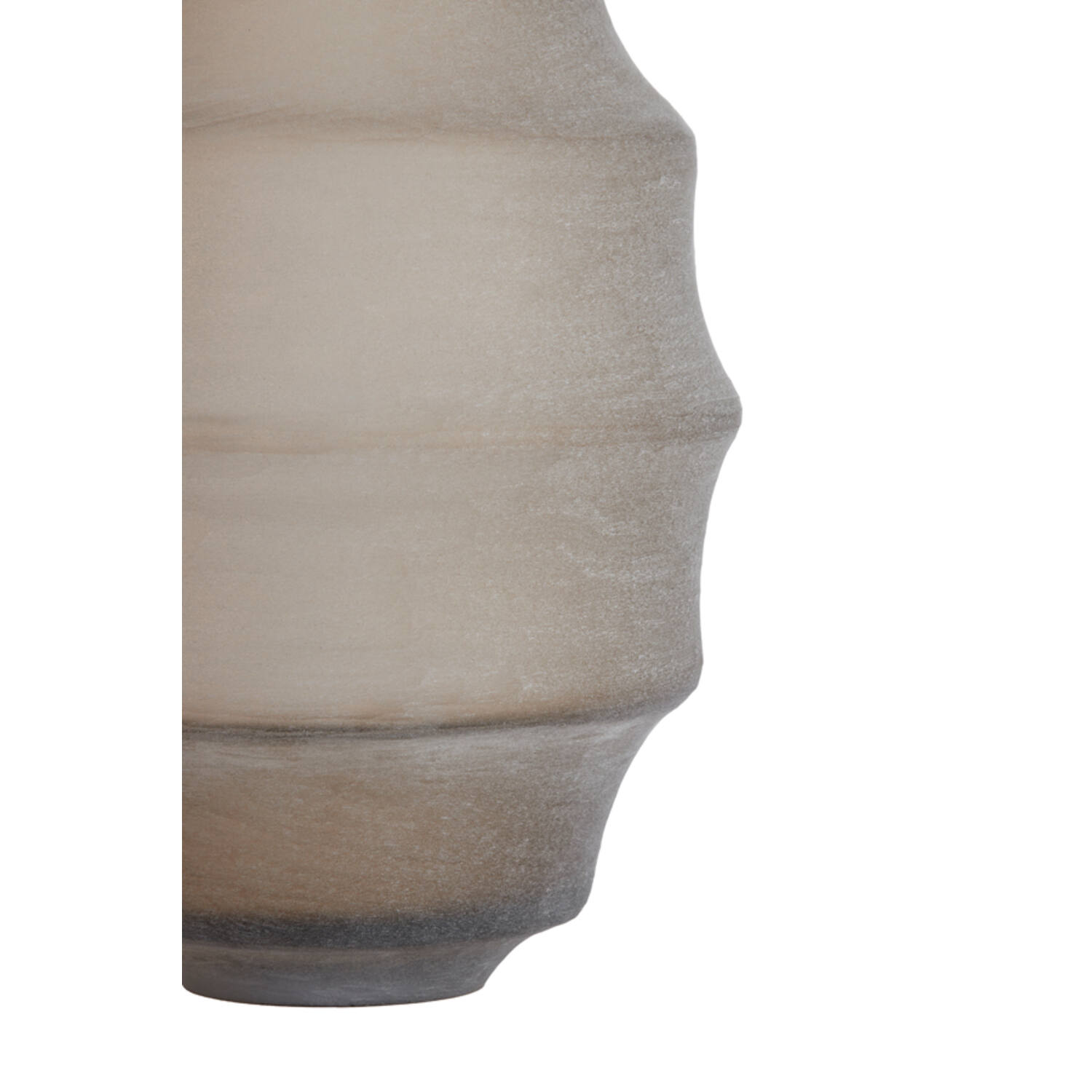 Vase Ø31x42 cm NAYORO glass matt light brown