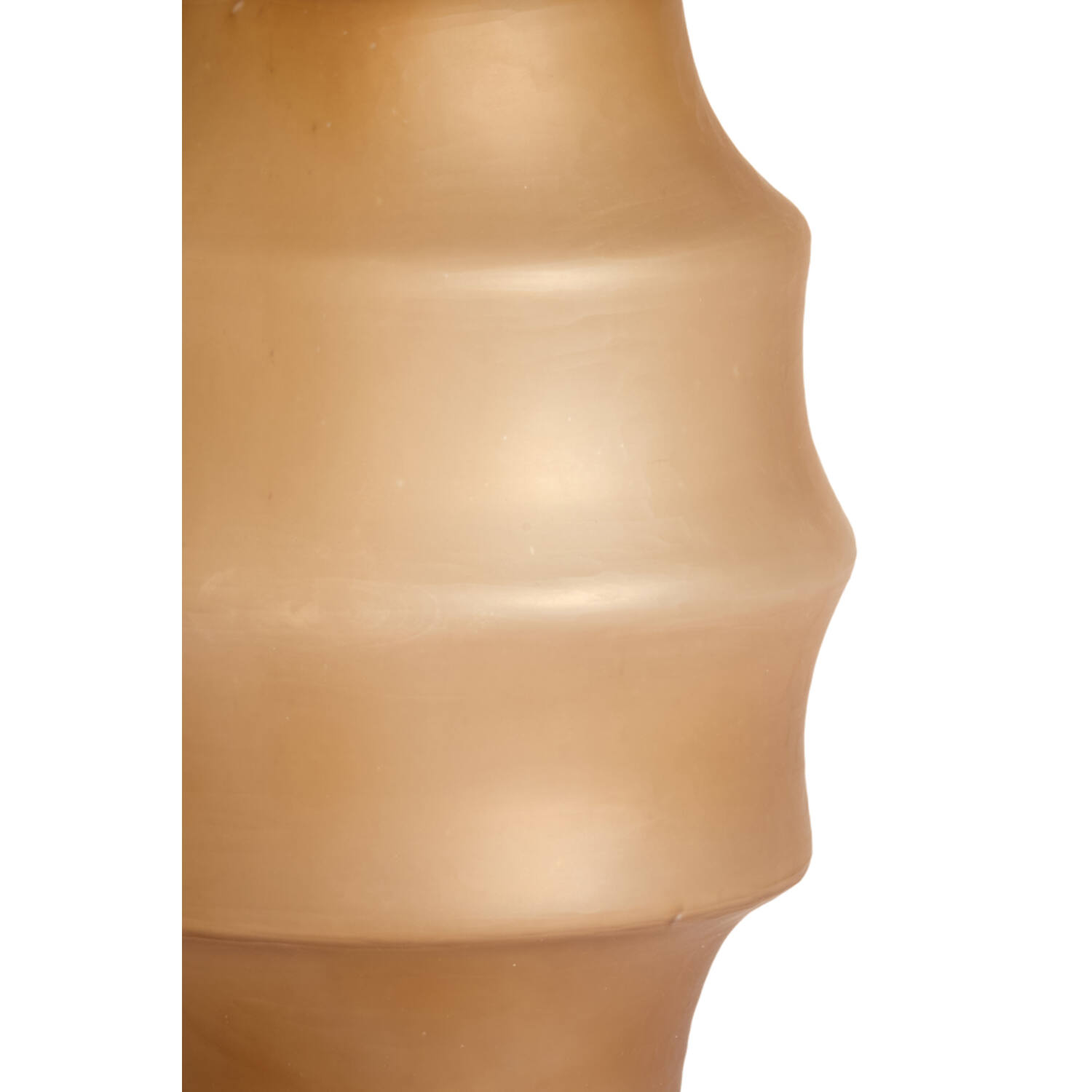 Vase Ø31x42 cm NAYORO glass matt amber