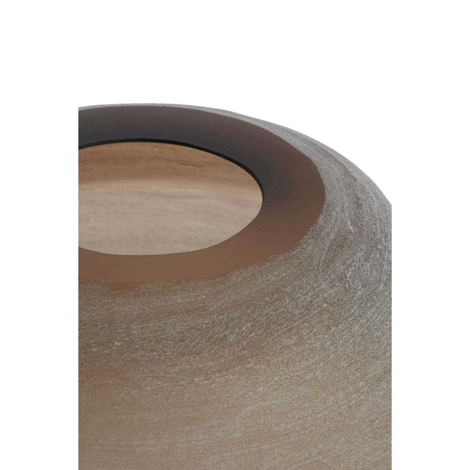 Vase Ø32,5x29 cm NAYORO glass matt light brown