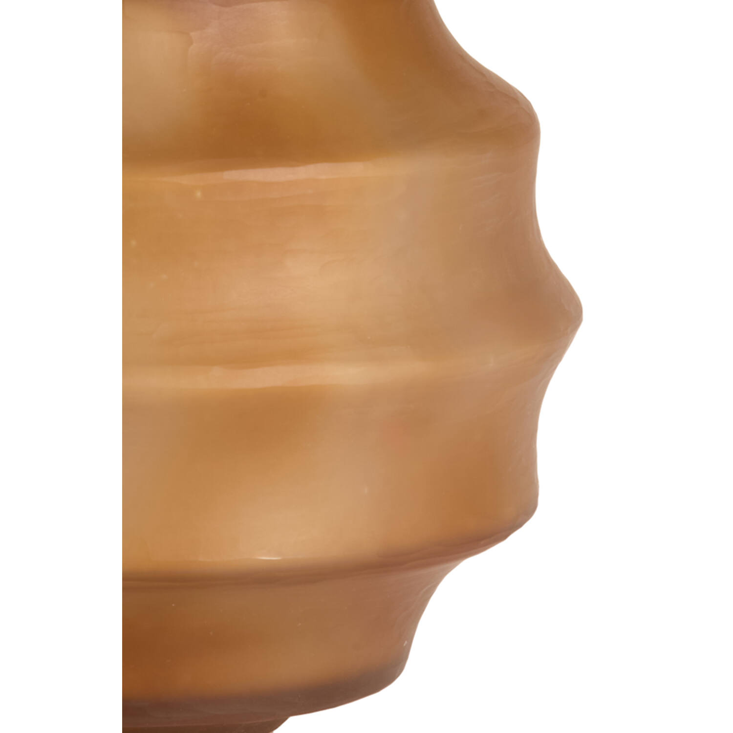 Vase Ø32,5x29 cm NAYORO glass matt amber