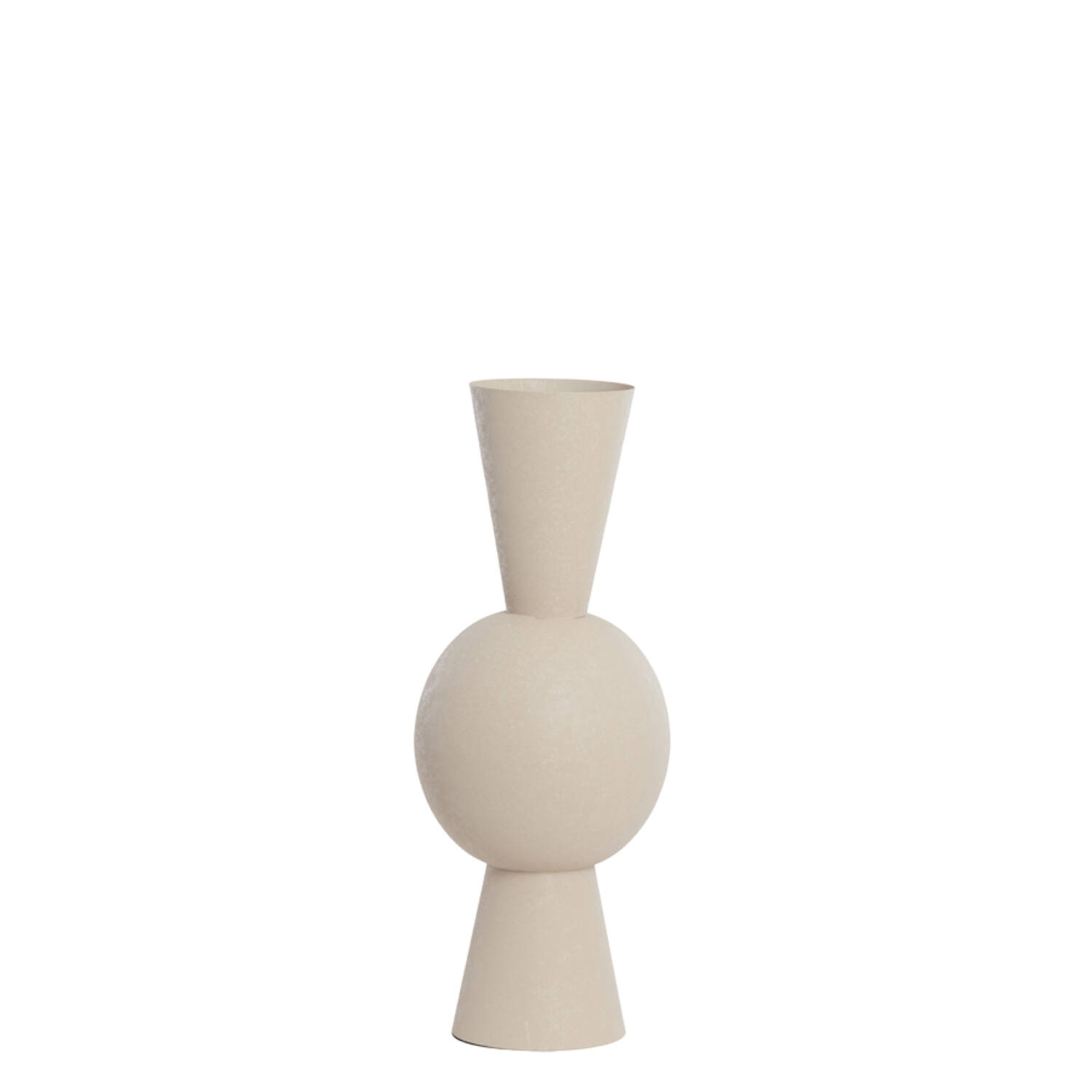 Vase deco Ø25x60 cm CHEDI matt light grey