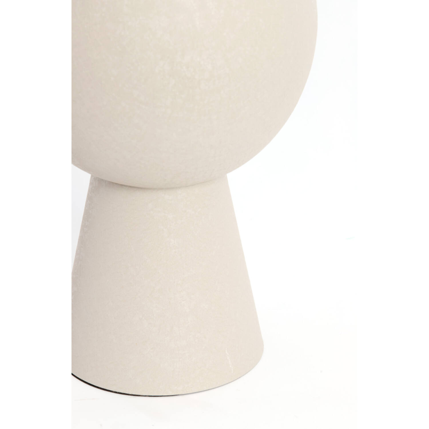 Vase deco Ø25x60 cm CHEDI matt light grey