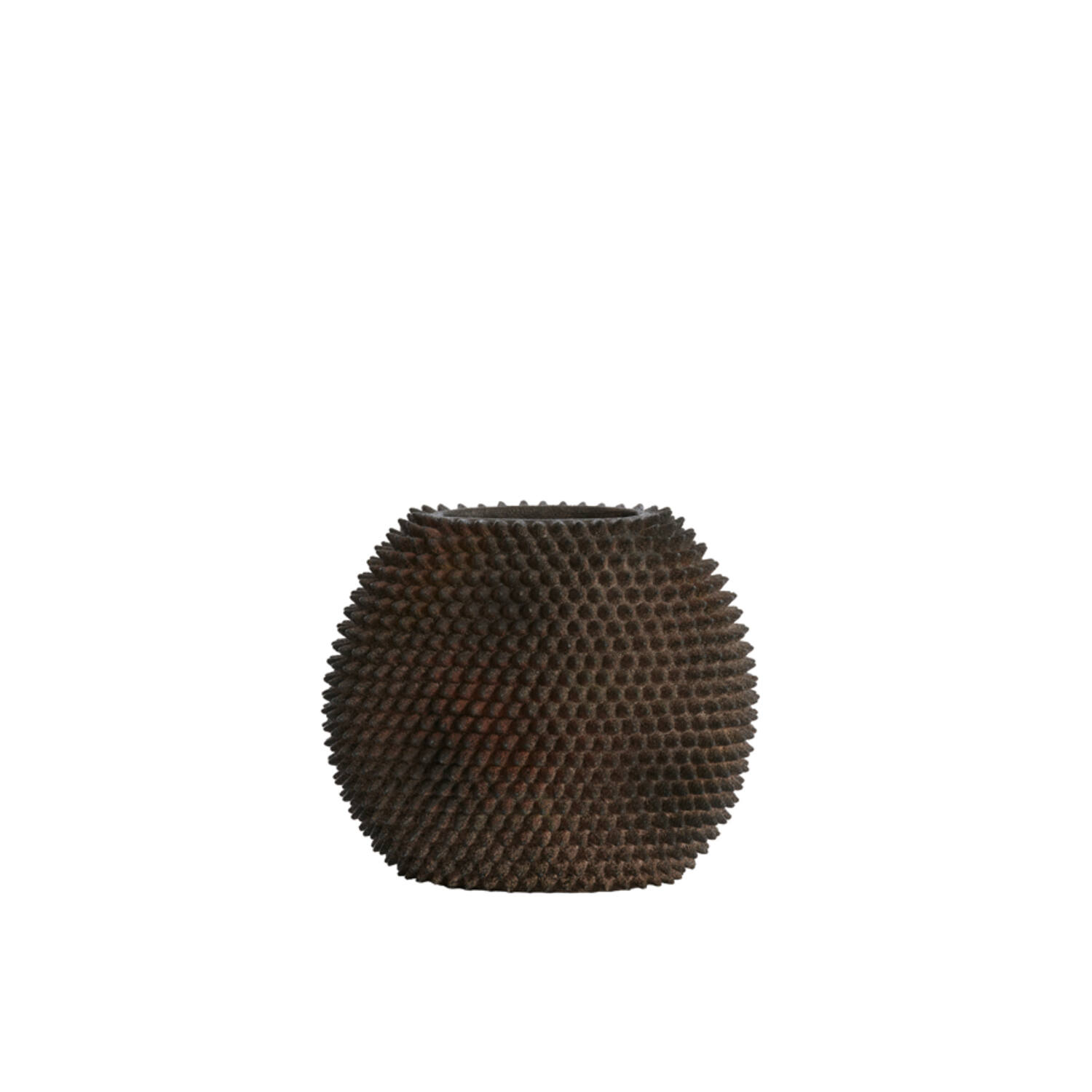 Vaas deco 30,5x17x26,5 cm CALDRAS bruin