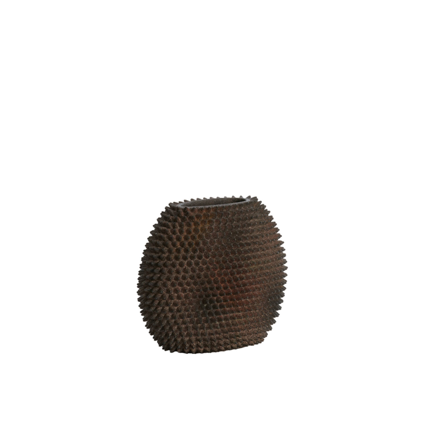 Vaas deco 30,5x17x26,5 cm CALDRAS bruin