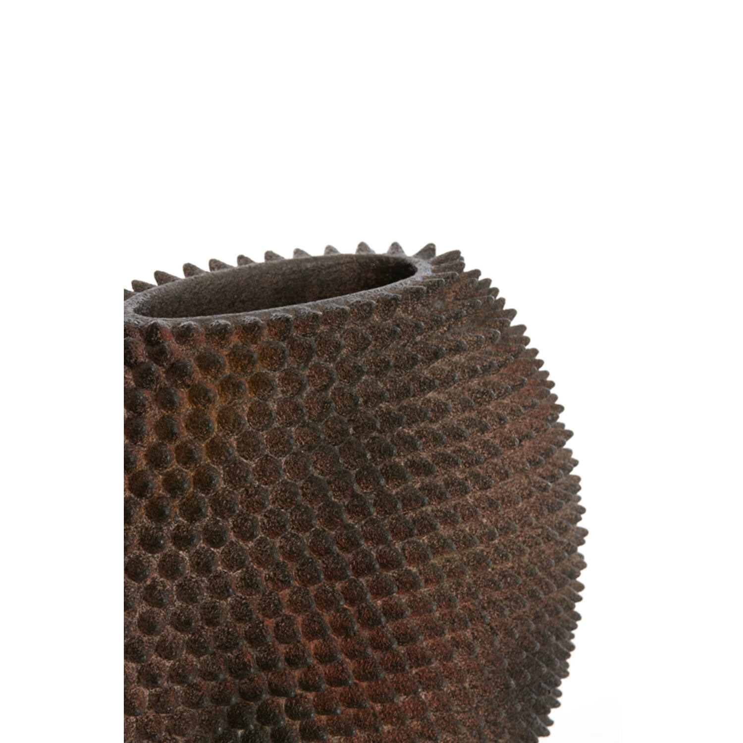 Vaas deco 30,5x17x26,5 cm CALDRAS bruin