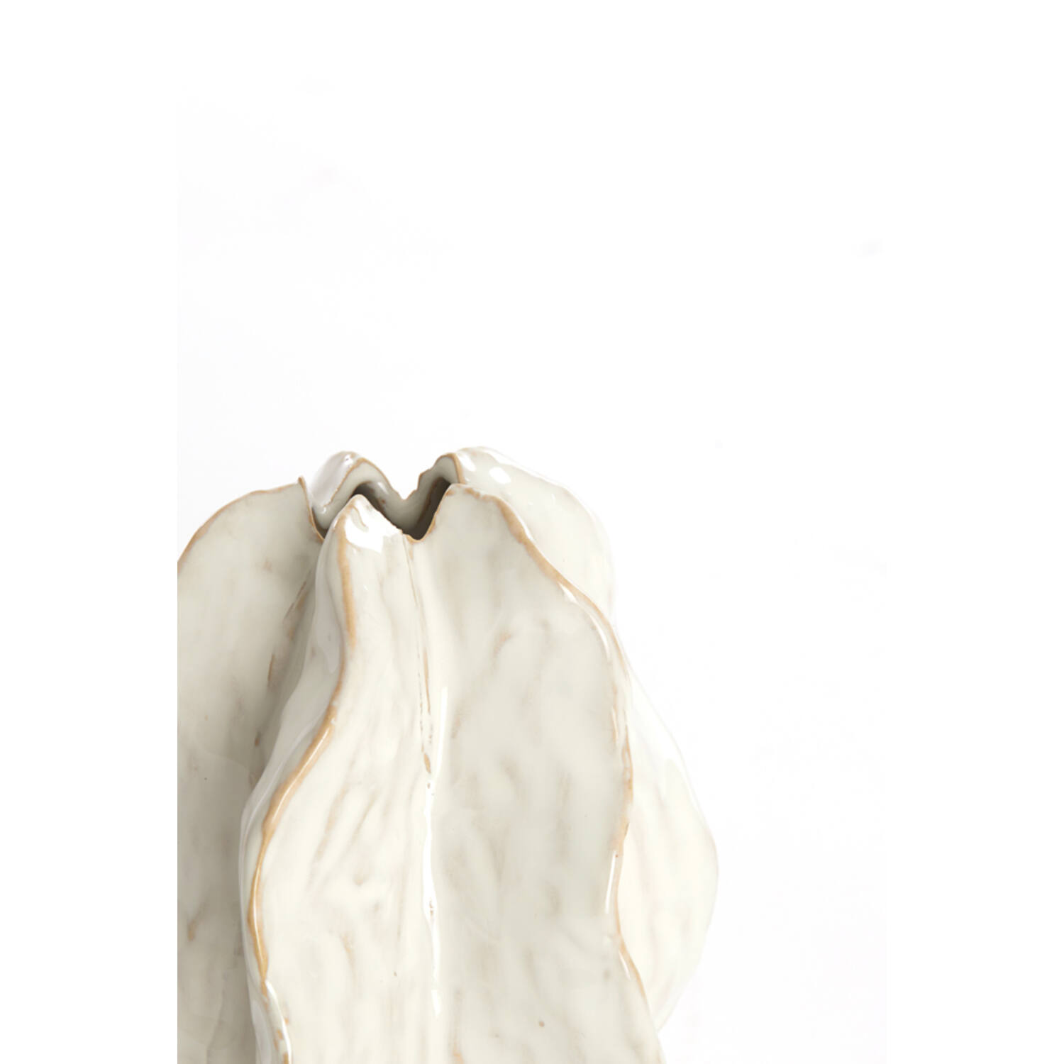 Vase deco 11,5x10x13,5 cm IDRIJA ceramics cream