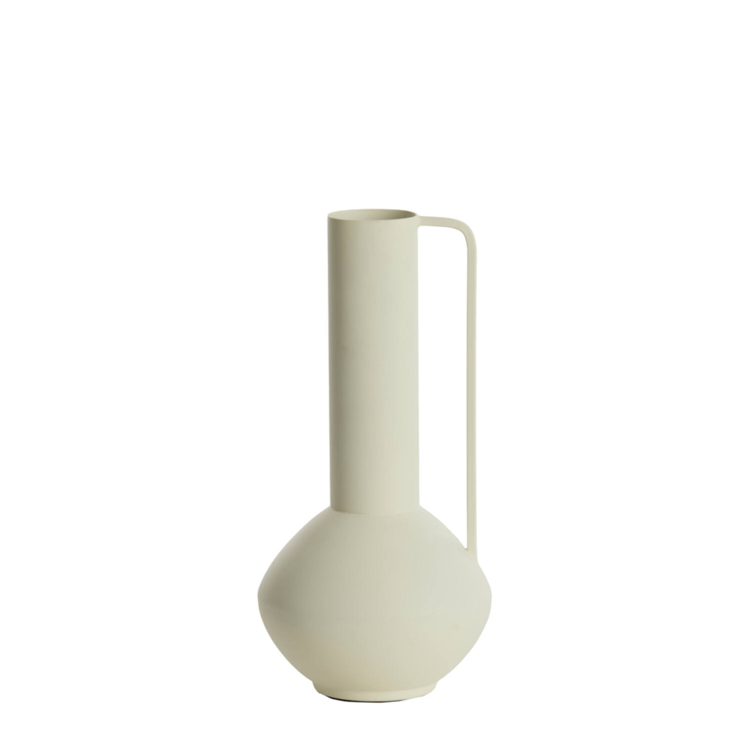 Vaas deco Ø12x28 cm PANZANO mat crème