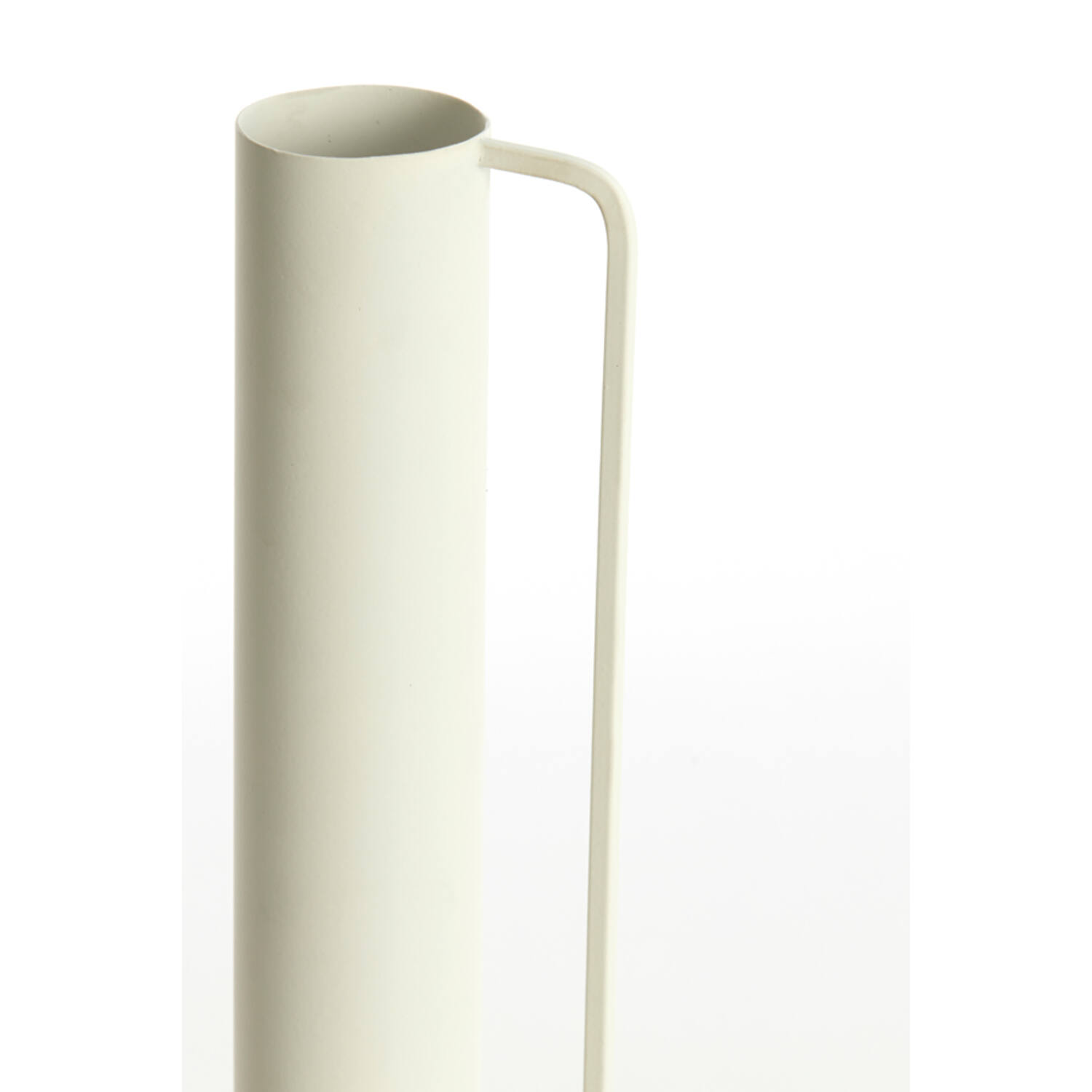 Vaas deco Ø12x28 cm PANZANO mat crème