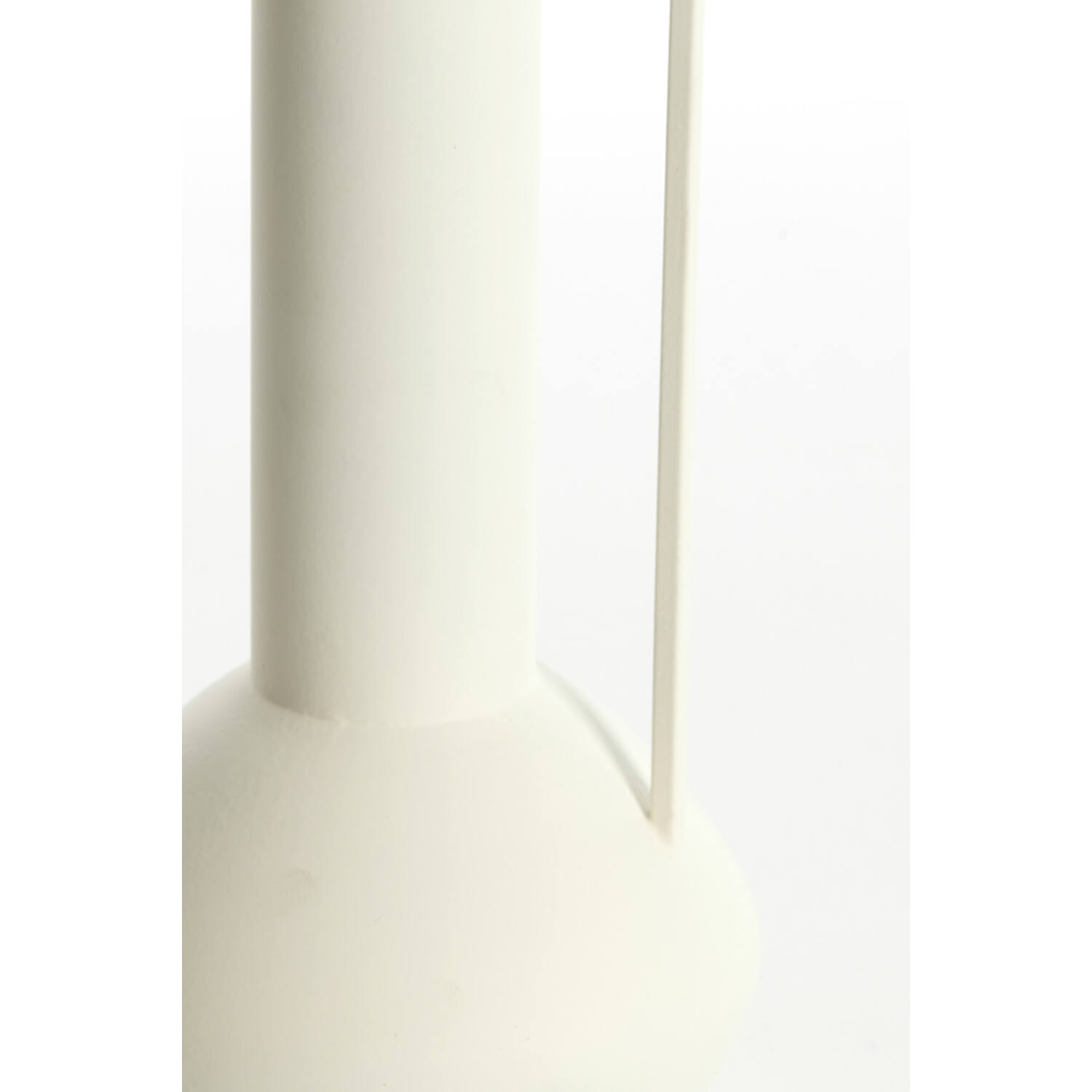 Vaas deco Ø12x28 cm PANZANO mat crème